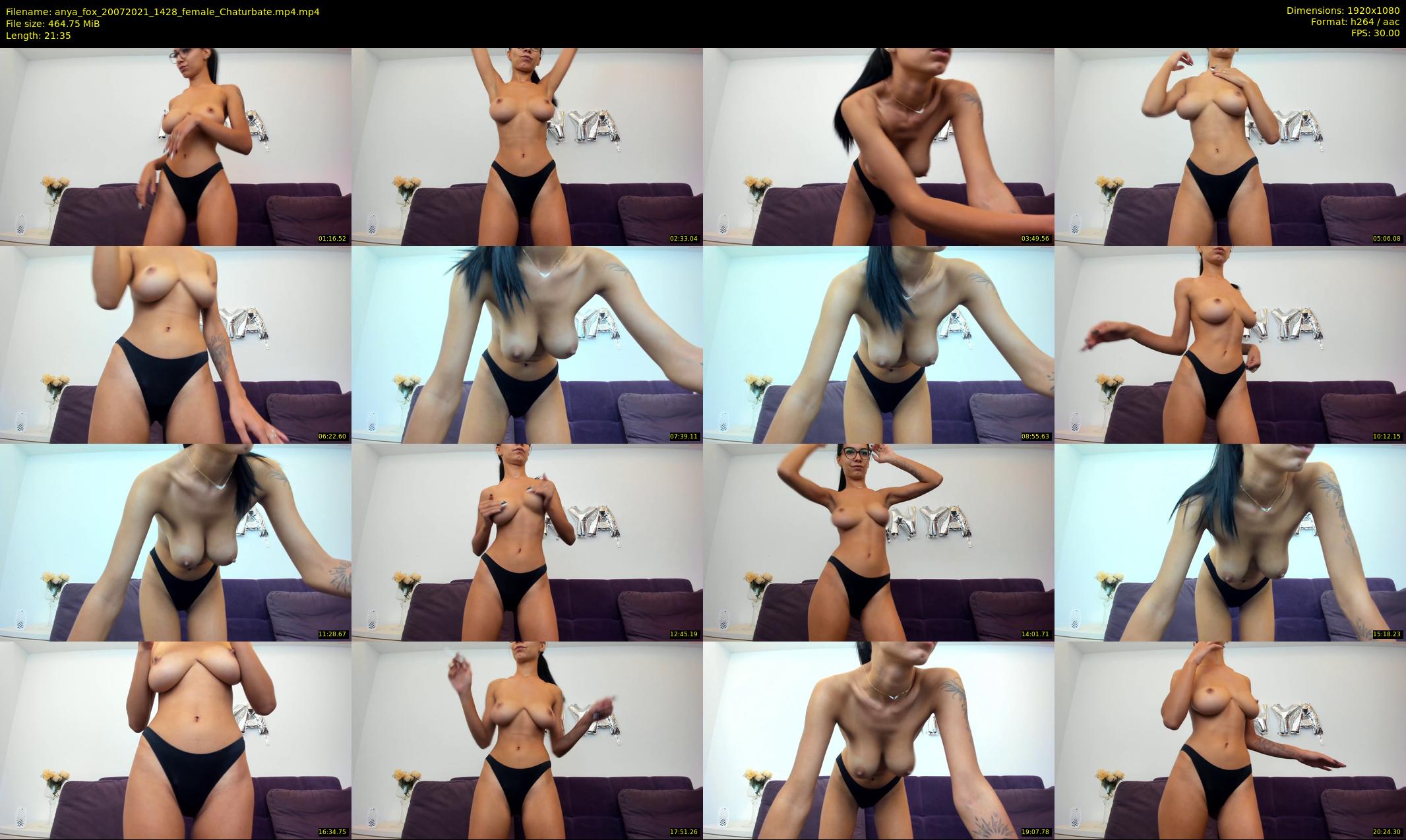 anya_fox — 22 minute Chaturbate female cam show recording, 1080p, Jul 20, 2021