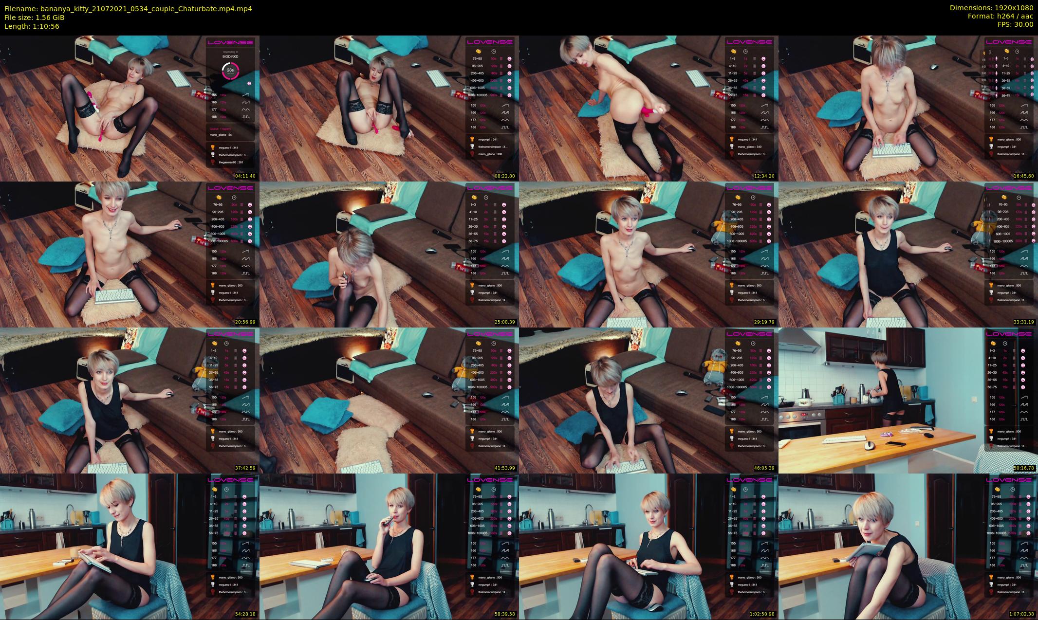 bananya_kitty — 71 minute Chaturbate couple cam show recording, 1080p, Jul 21, 2021