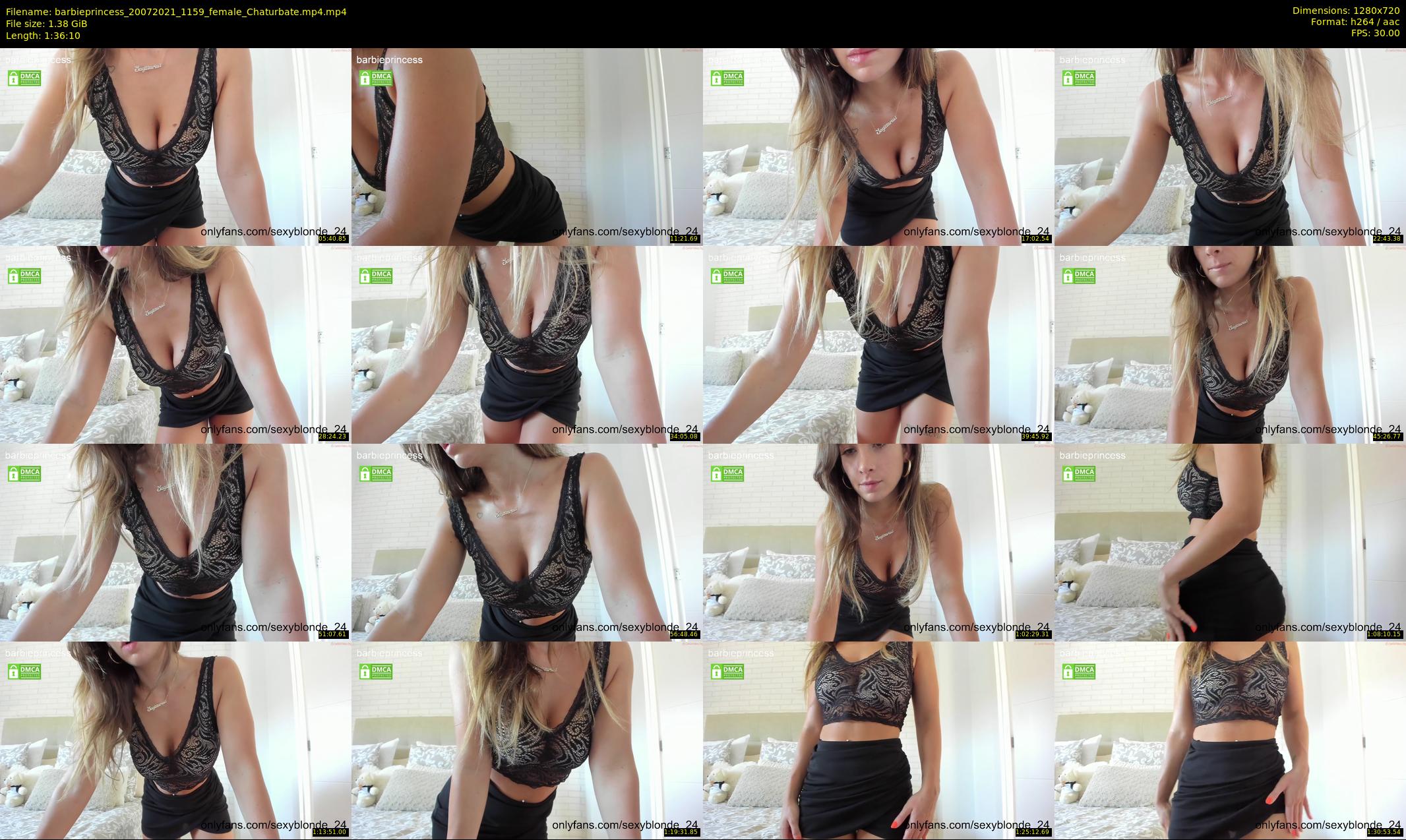 barbieprincess — 97 minute Chaturbate female cam show recording, 720p, Jul 20, 2021