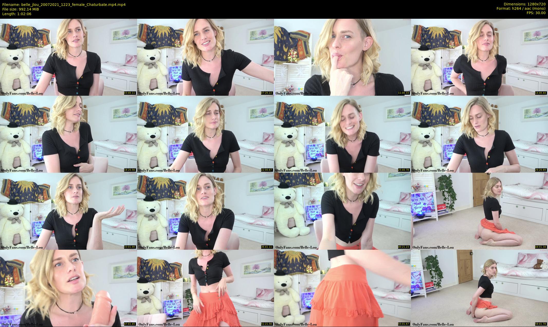belle_jlou — 63 minute Chaturbate female cam show recording, 720p, Jul 20, 2021