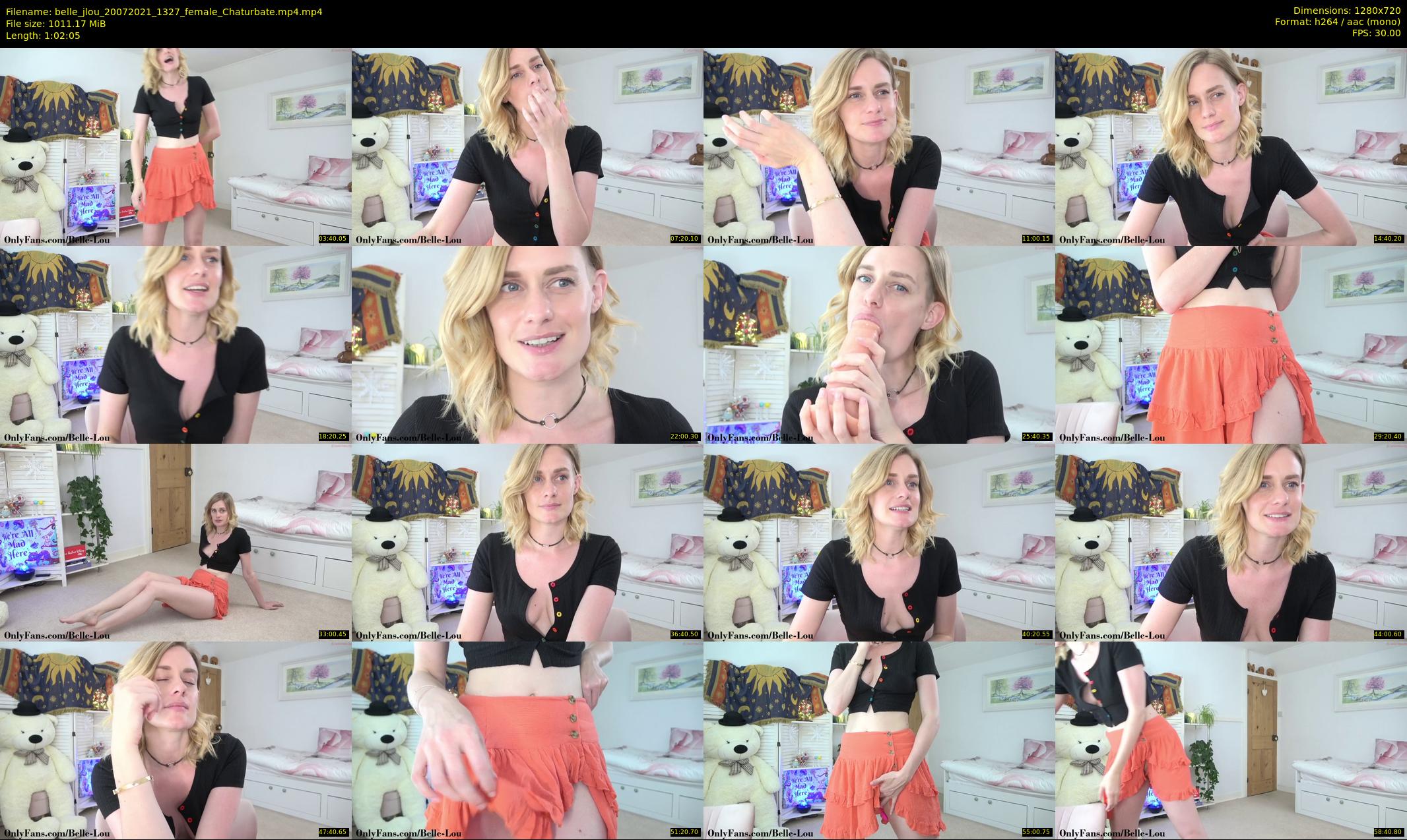 belle_jlou — 63 minute Chaturbate female cam show recording, 720p, Jul 20, 2021