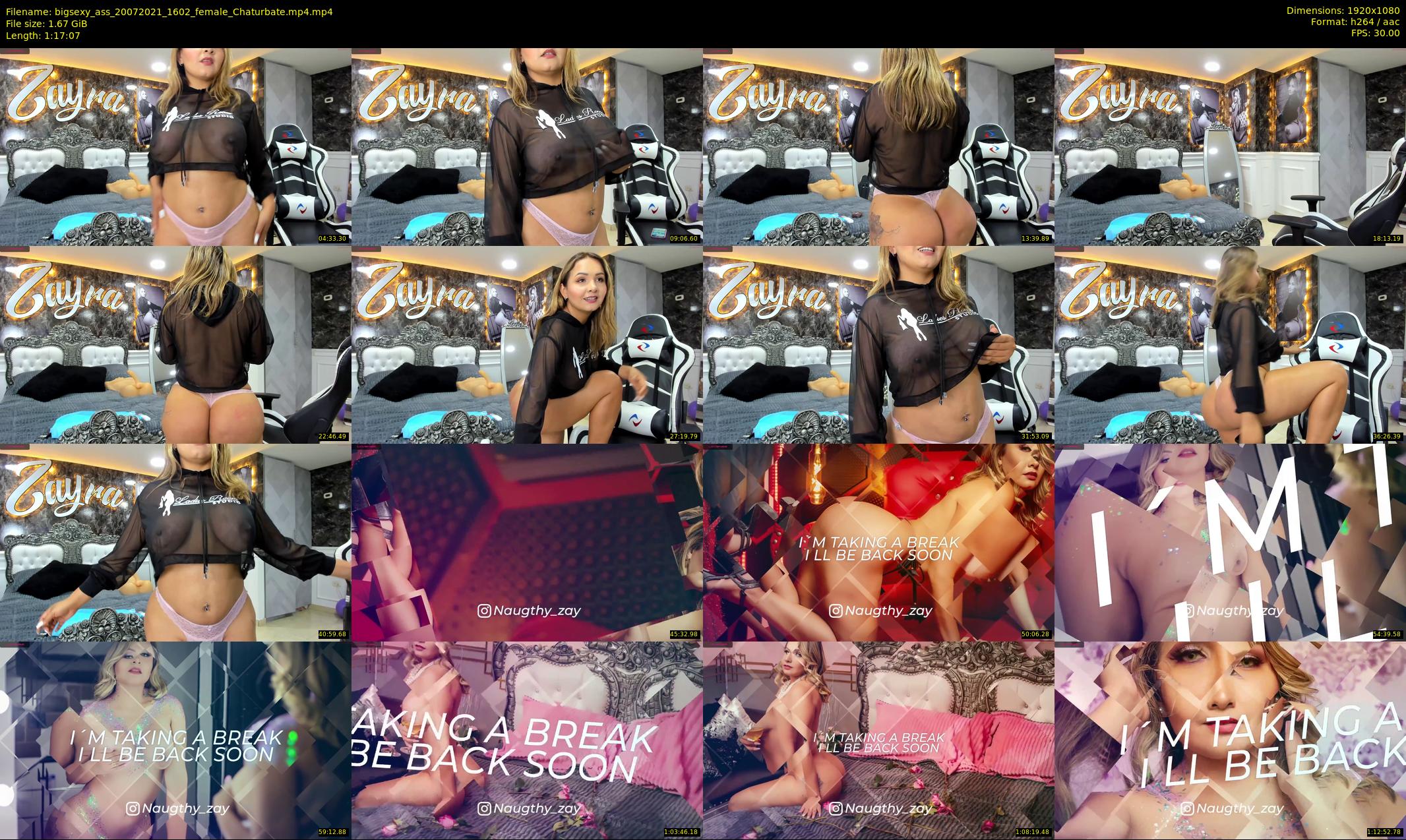 bigsexy_ass — 78 minute Chaturbate female cam show recording, 1080p, Jul 20, 2021