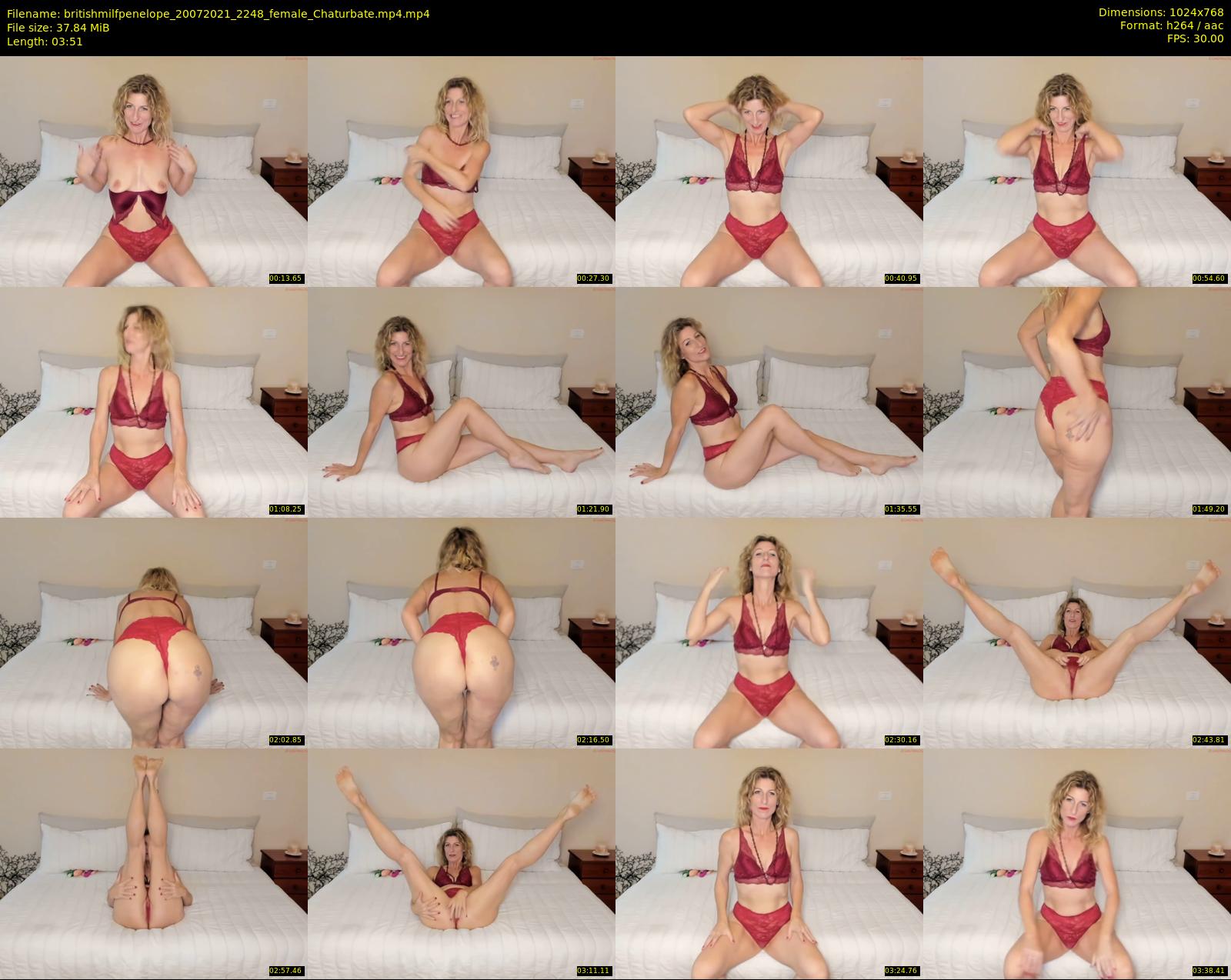 britishmilfpenelope — 4 minute Chaturbate female cam show recording, 720p, Jul 20, 2021