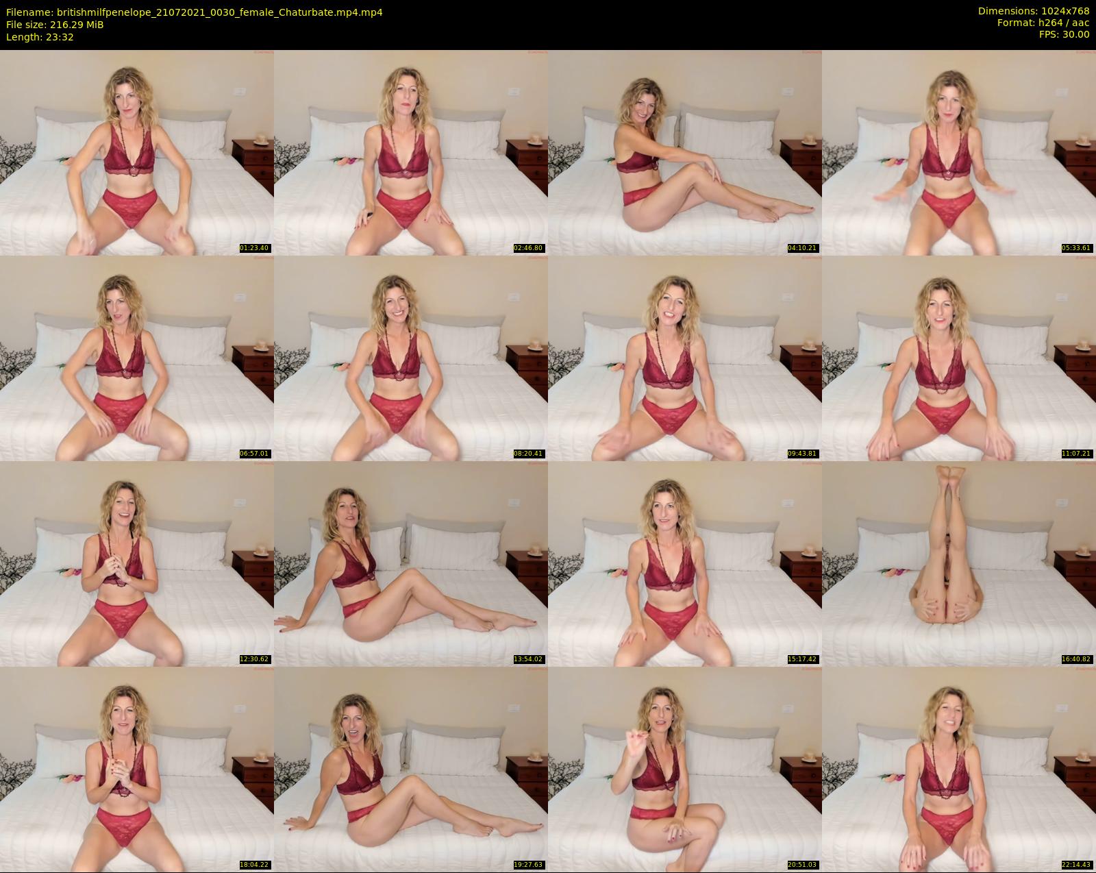 britishmilfpenelope — 24 minute Chaturbate female cam show recording, 720p, Jul 21, 2021