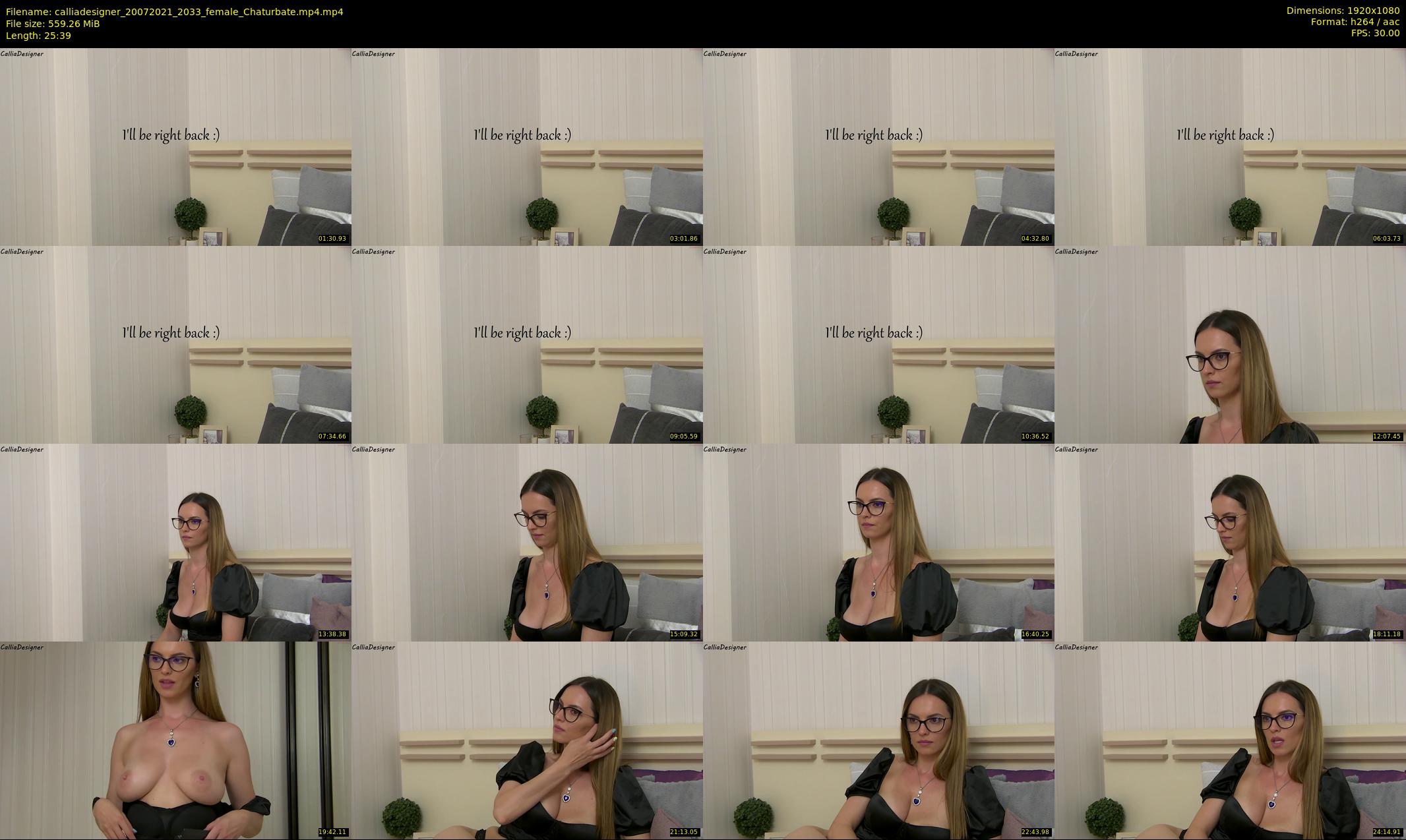 calliadesigner — 26 minute Chaturbate female cam show recording, 1080p, Jul 20, 2021