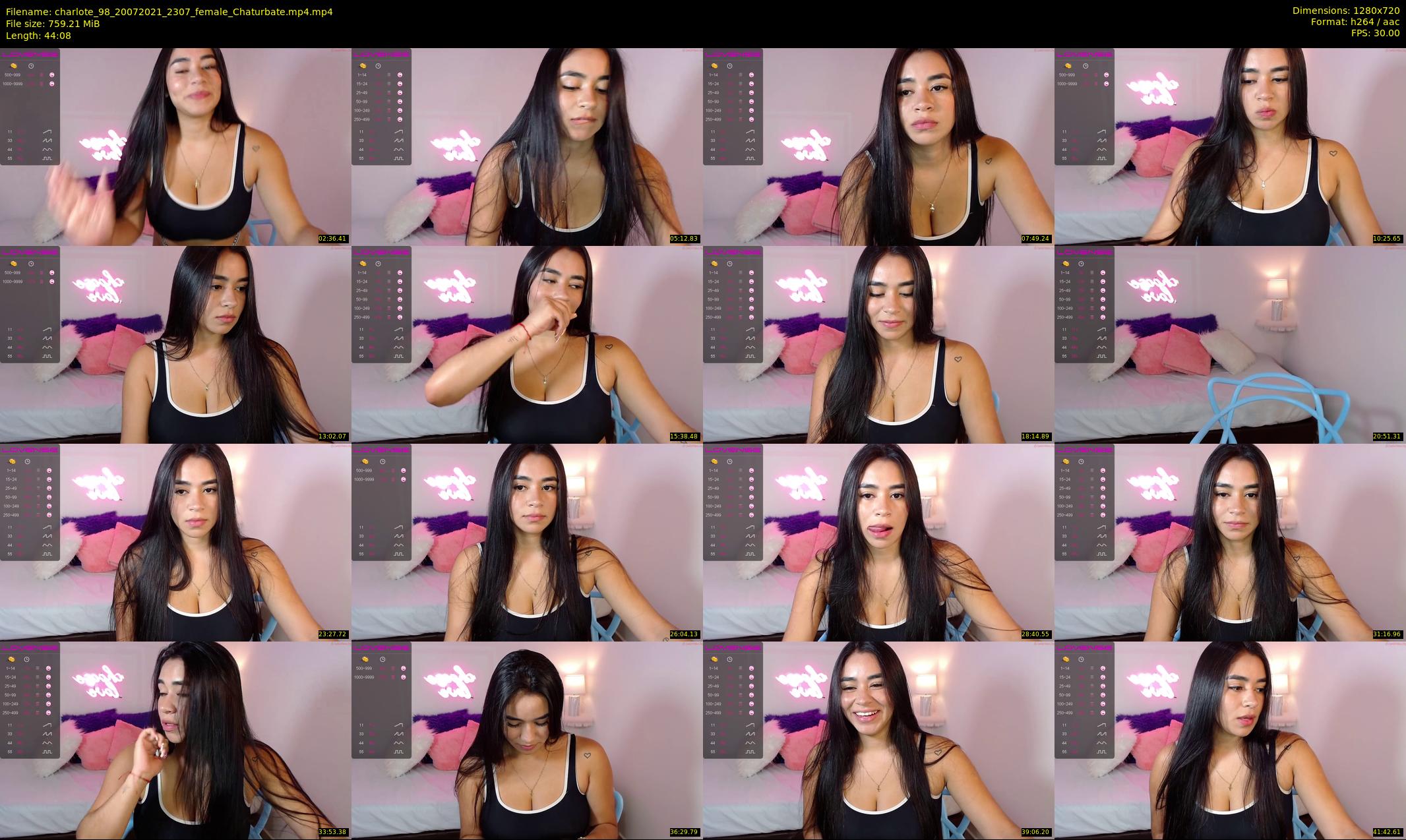charlote_98 — 45 minute Chaturbate female cam show recording, 720p, Jul 20, 2021