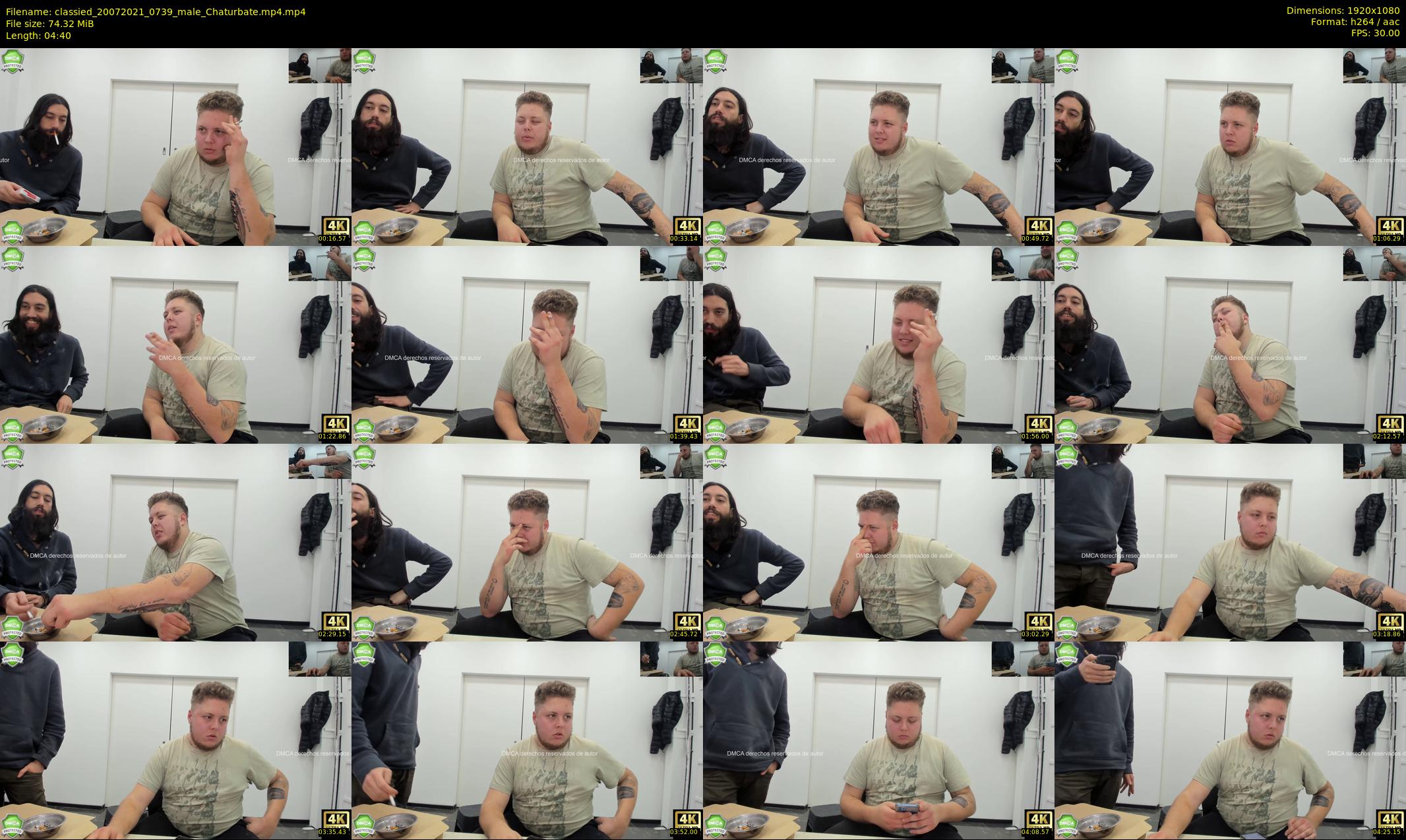 classied — 5 minute Chaturbate male cam show recording, 1080p, Jul 20, 2021