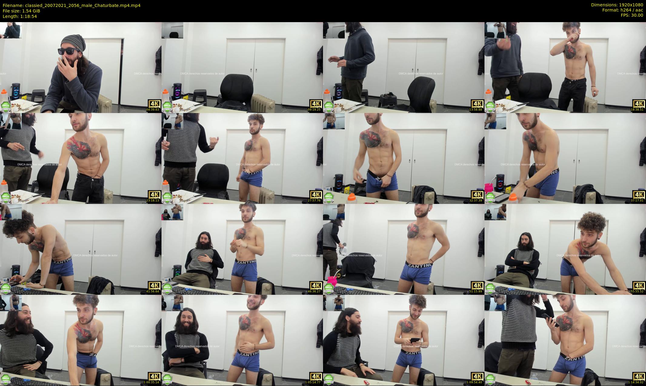 classied — 79 minute Chaturbate male cam show recording, 1080p, Jul 20, 2021