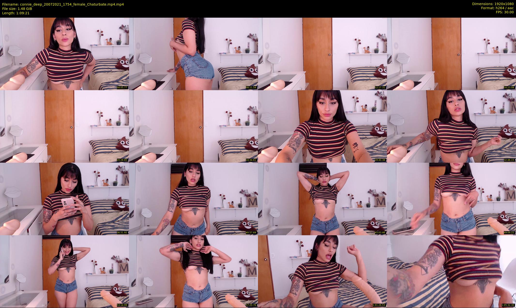 connie_deep — 70 minute Chaturbate female cam show recording, 1080p, Jul 20, 2021