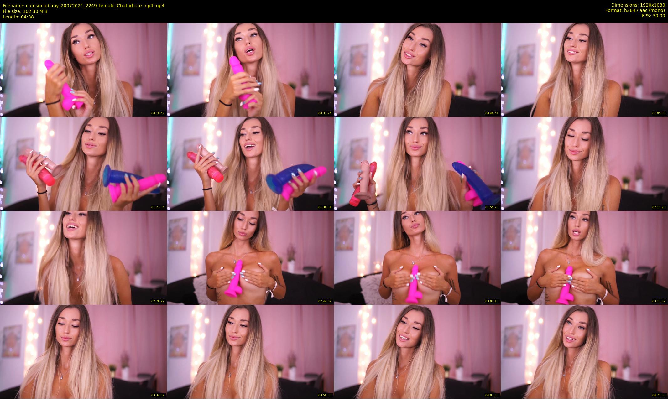 cutesmilebaby — 5 minute Chaturbate female cam show recording, 1080p, Jul 20, 2021