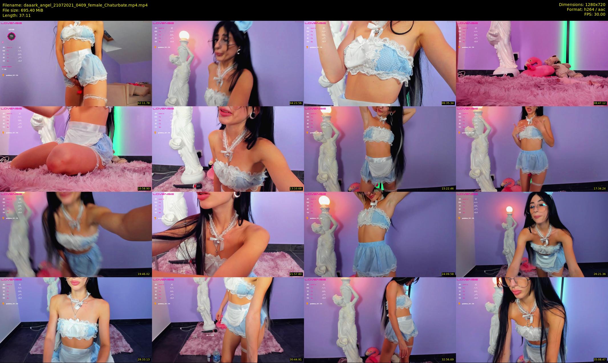 daaark_angel — 38 minute Chaturbate female cam show recording, 720p, Jul 21, 2021