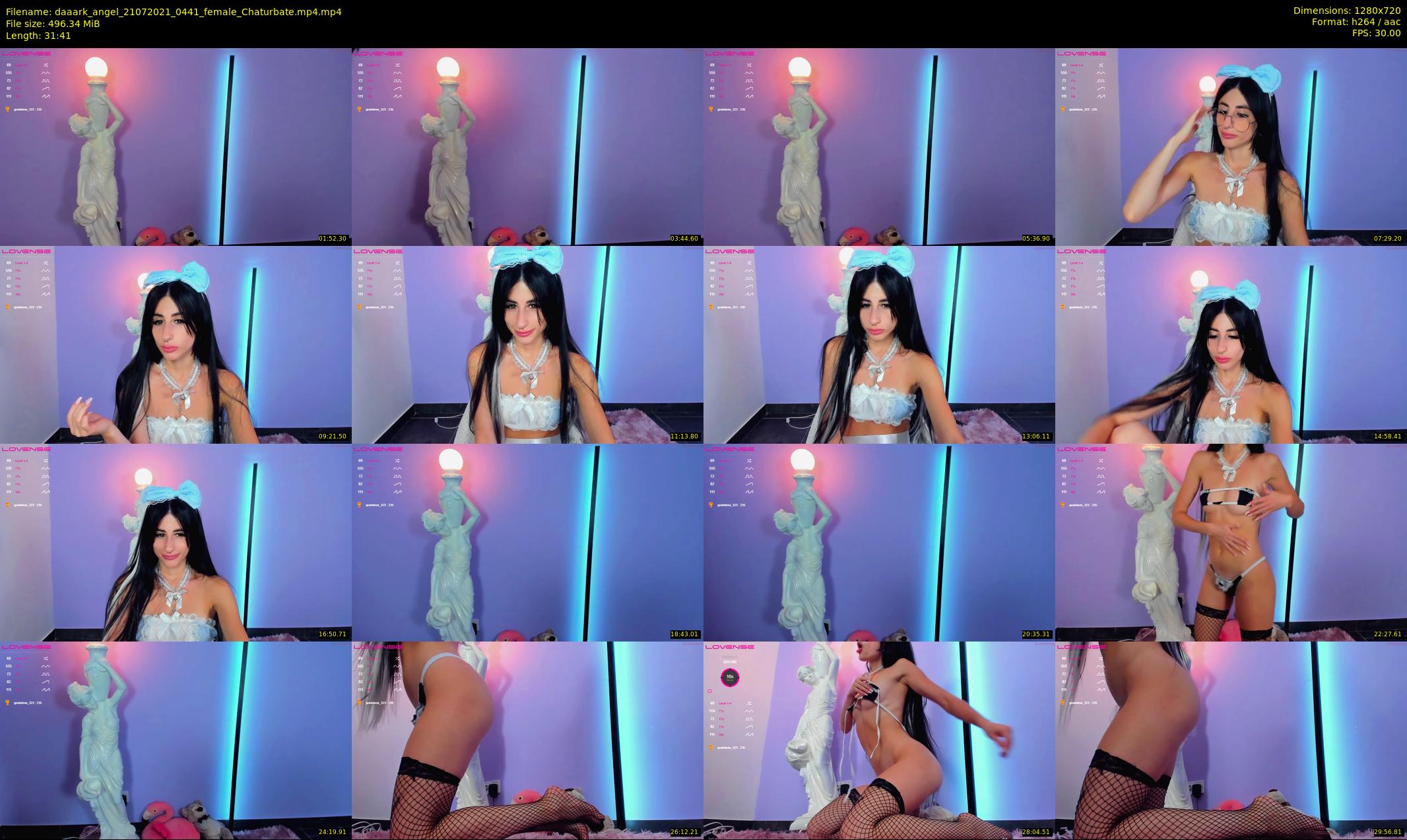 daaark_angel — 32 minute Chaturbate female cam show recording, 720p, Jul 21, 2021