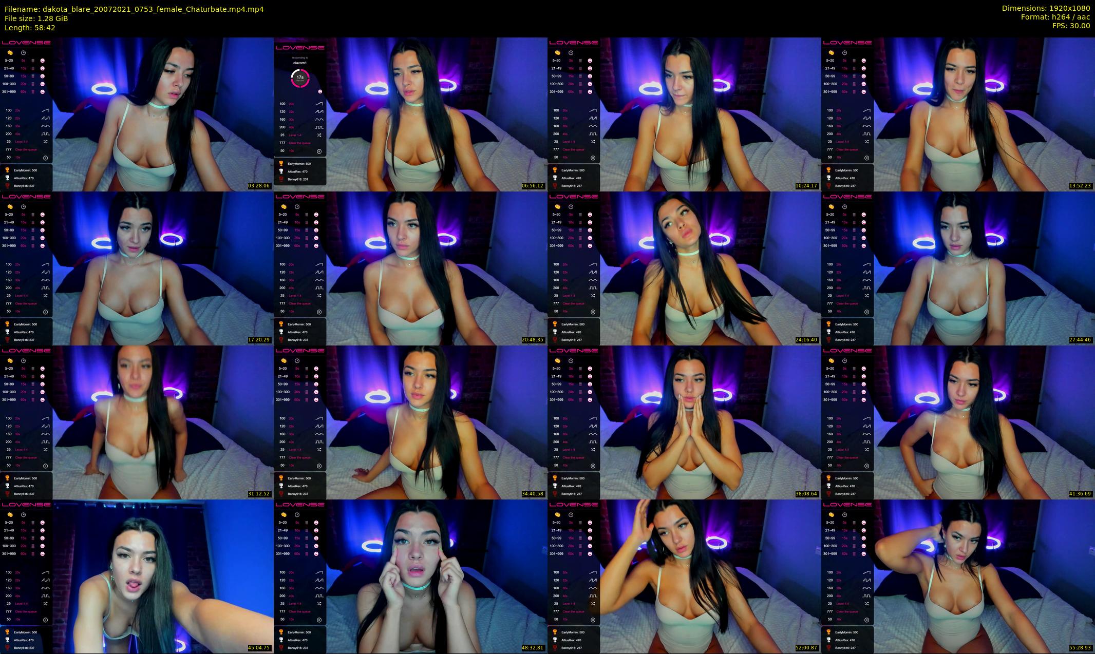 dakota_blare — 59 minute Chaturbate female cam show recording, 1080p, Jul 20, 2021