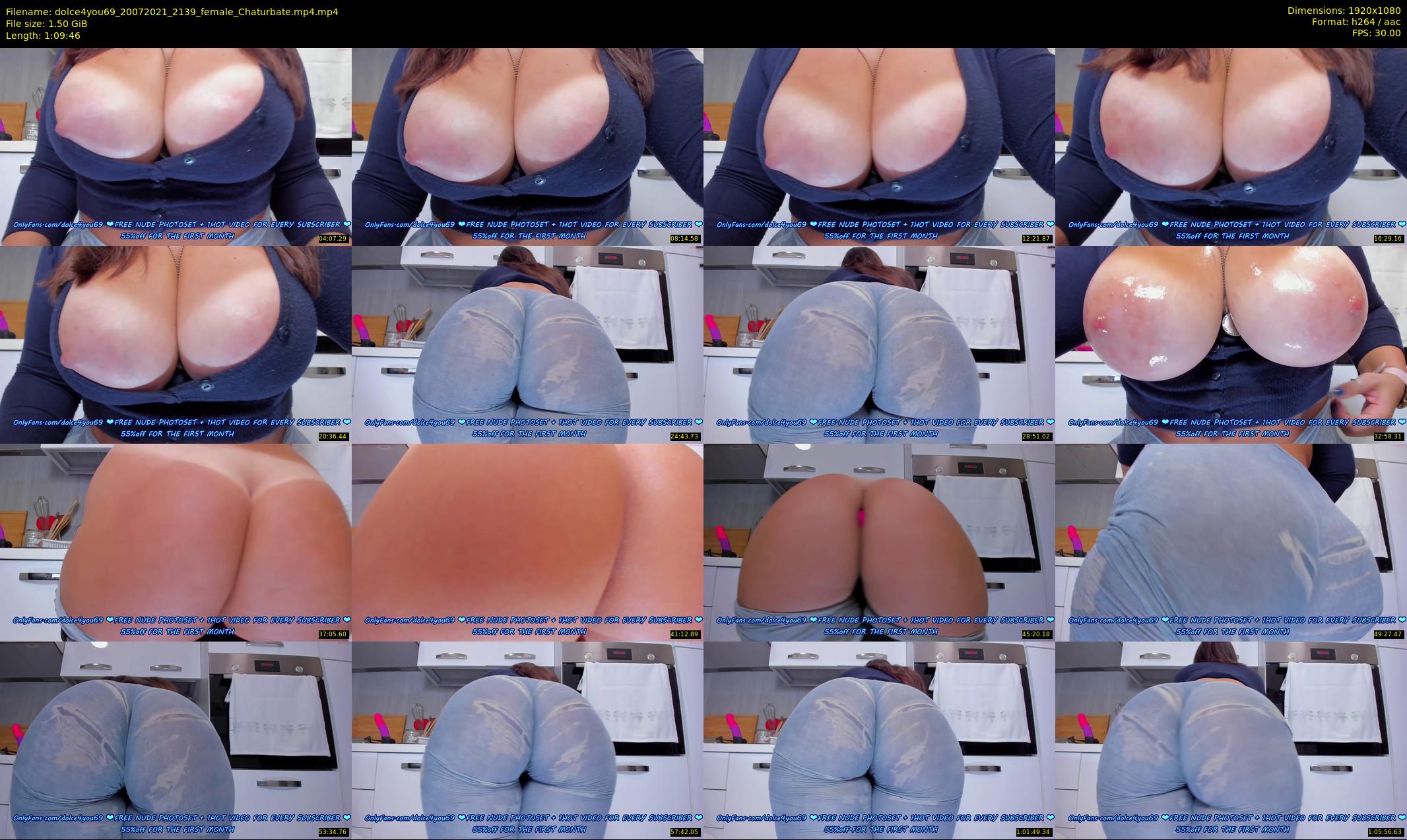 dolce4you69 — 70 minute Chaturbate female cam show recording, 1080p, Jul 20, 2021