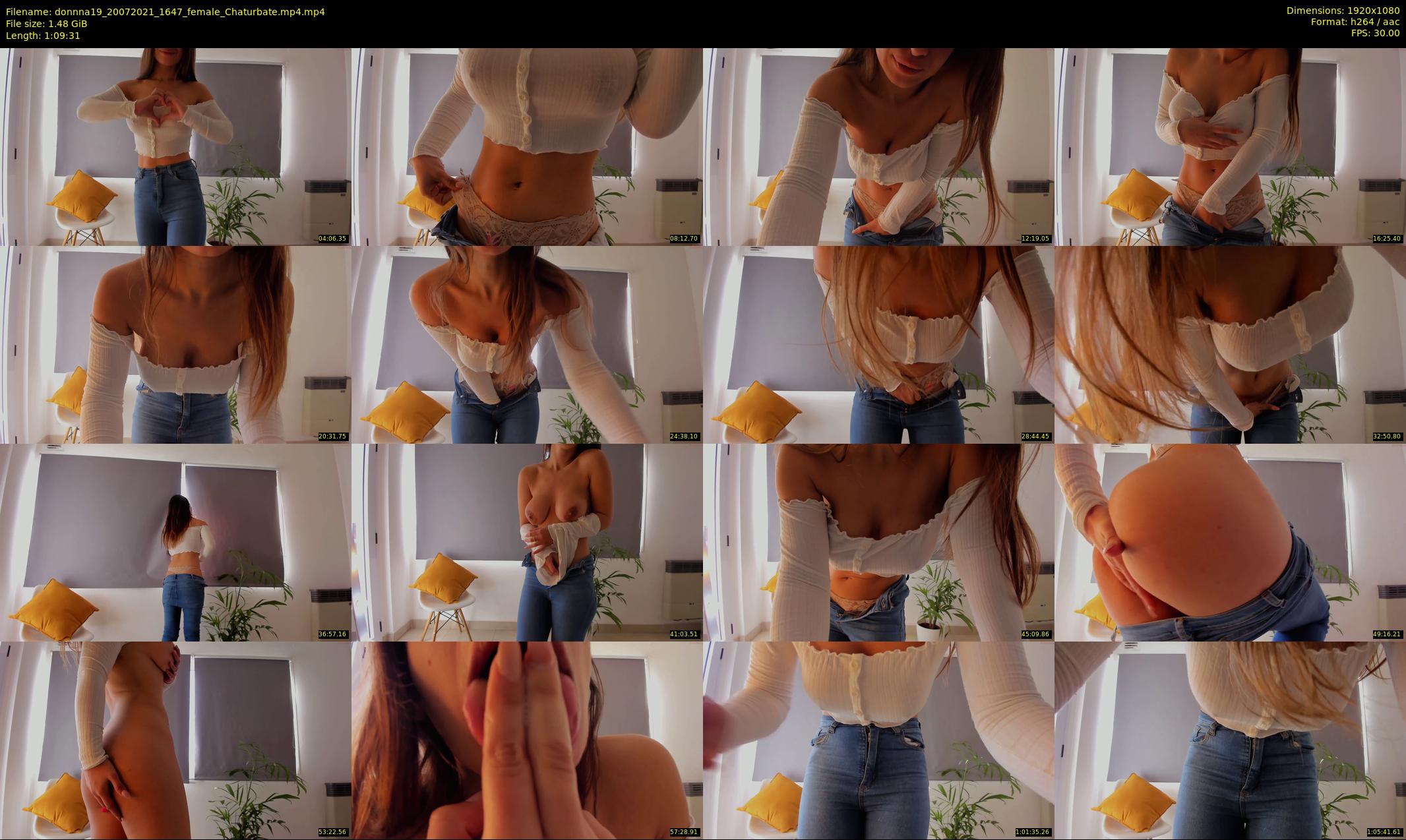 donnna19 — 70 minute Chaturbate female cam show recording, 1080p, Jul 20, 2021