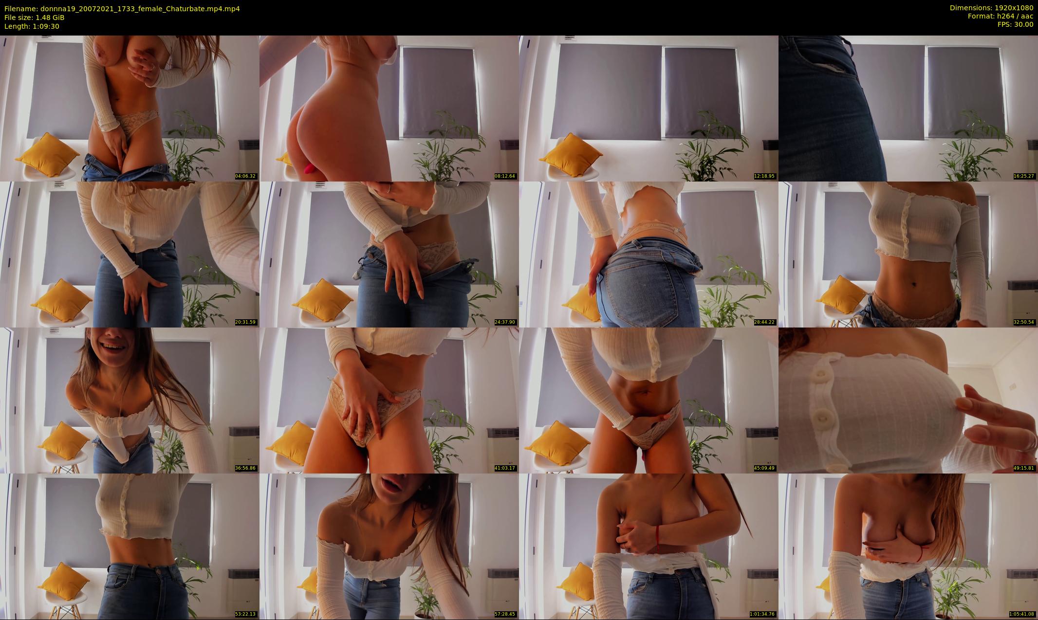donnna19 — 70 minute Chaturbate female cam show recording, 1080p, Jul 20, 2021