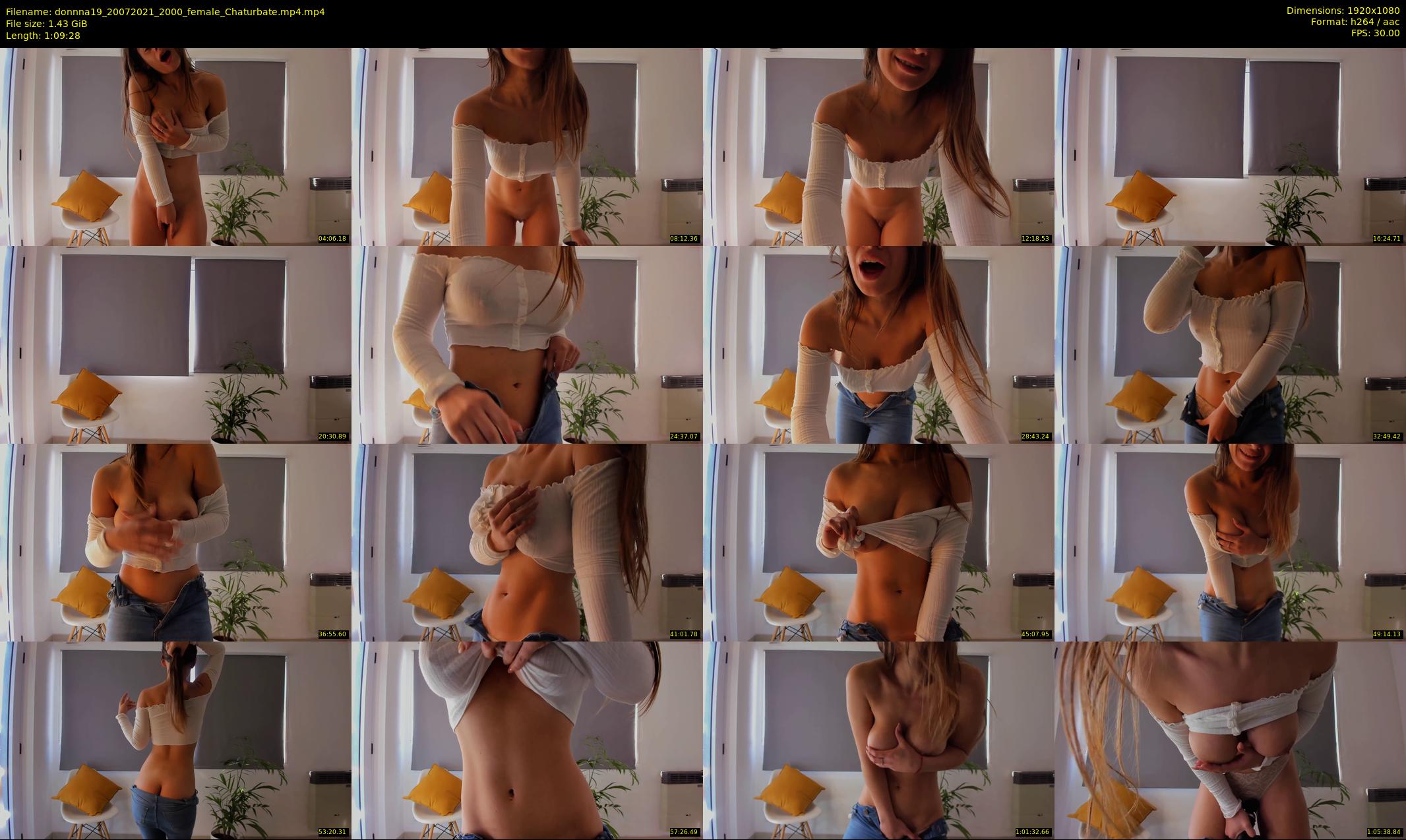 donnna19 — 70 minute Chaturbate female cam show recording, 1080p, Jul 20, 2021