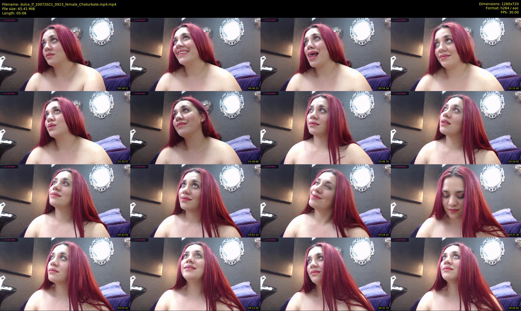 dulce_lf — 6 minute Chaturbate female cam show recording, 720p, Jul 20, 2021