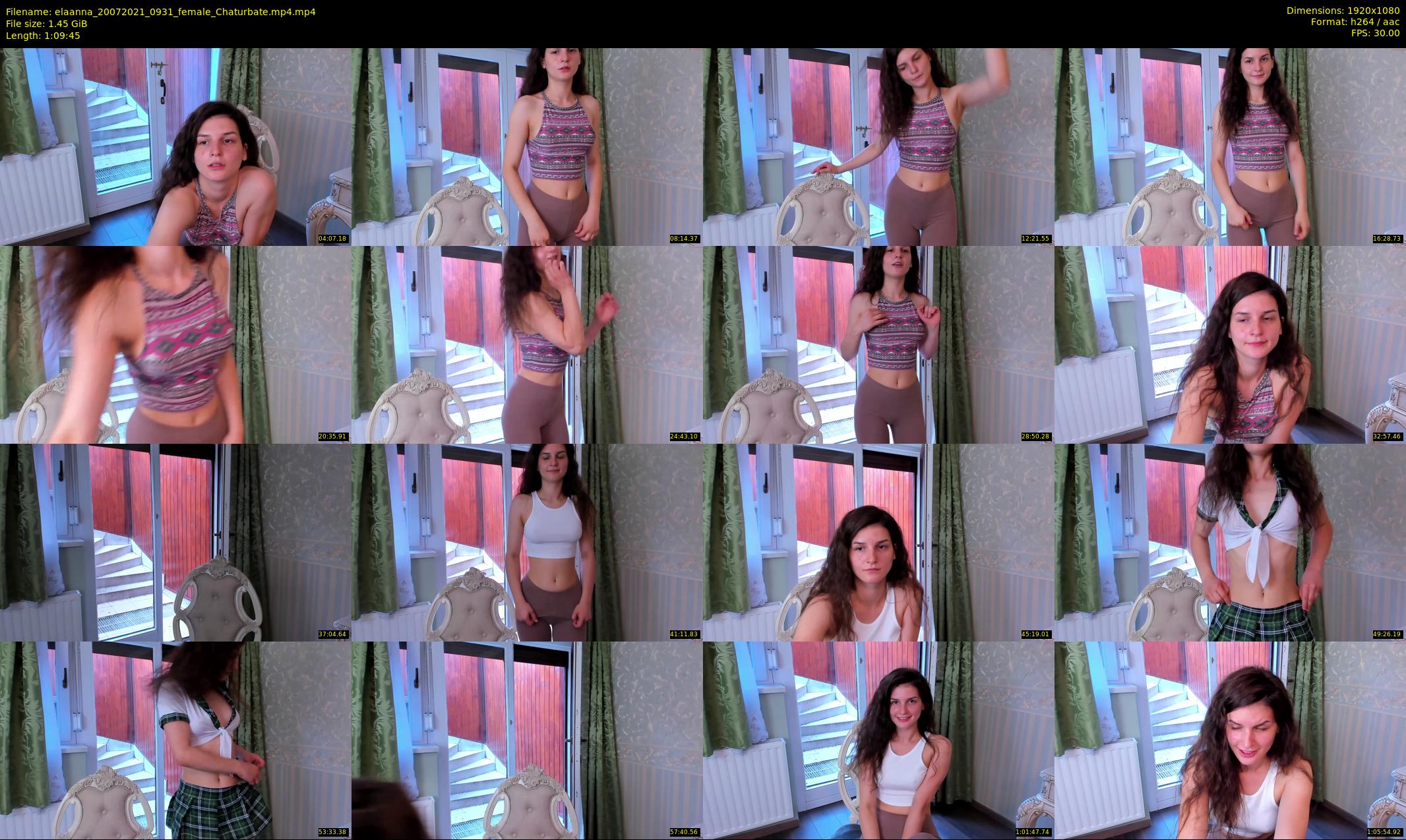 elaanna — 70 minute Chaturbate female cam show recording, 1080p, Jul 20, 2021