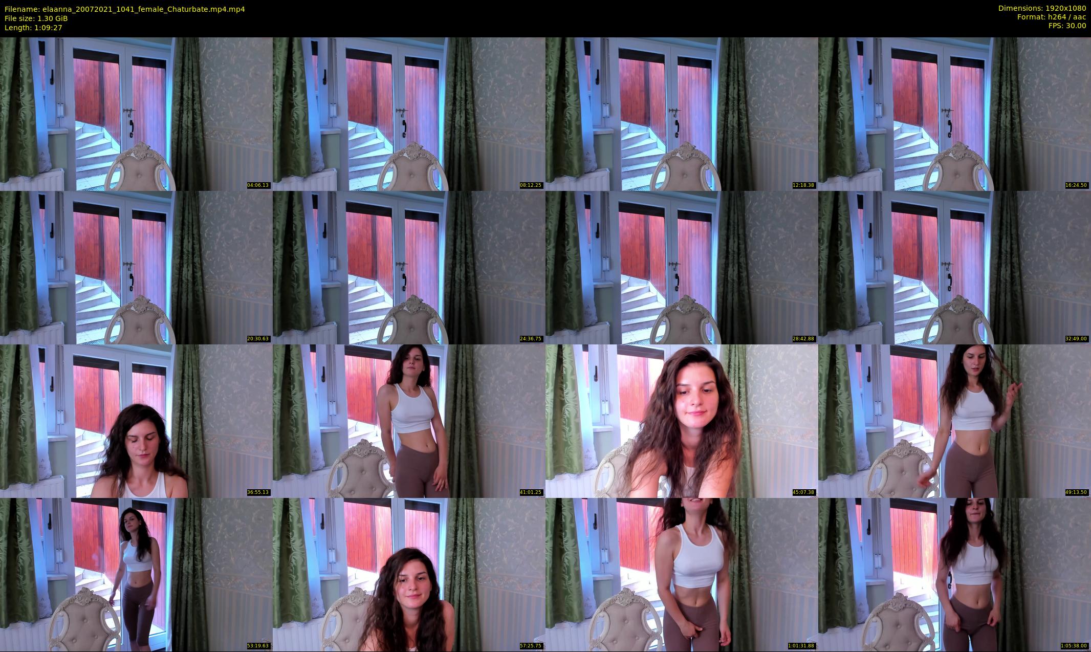 elaanna — 70 minute Chaturbate female cam show recording, 1080p, Jul 20, 2021