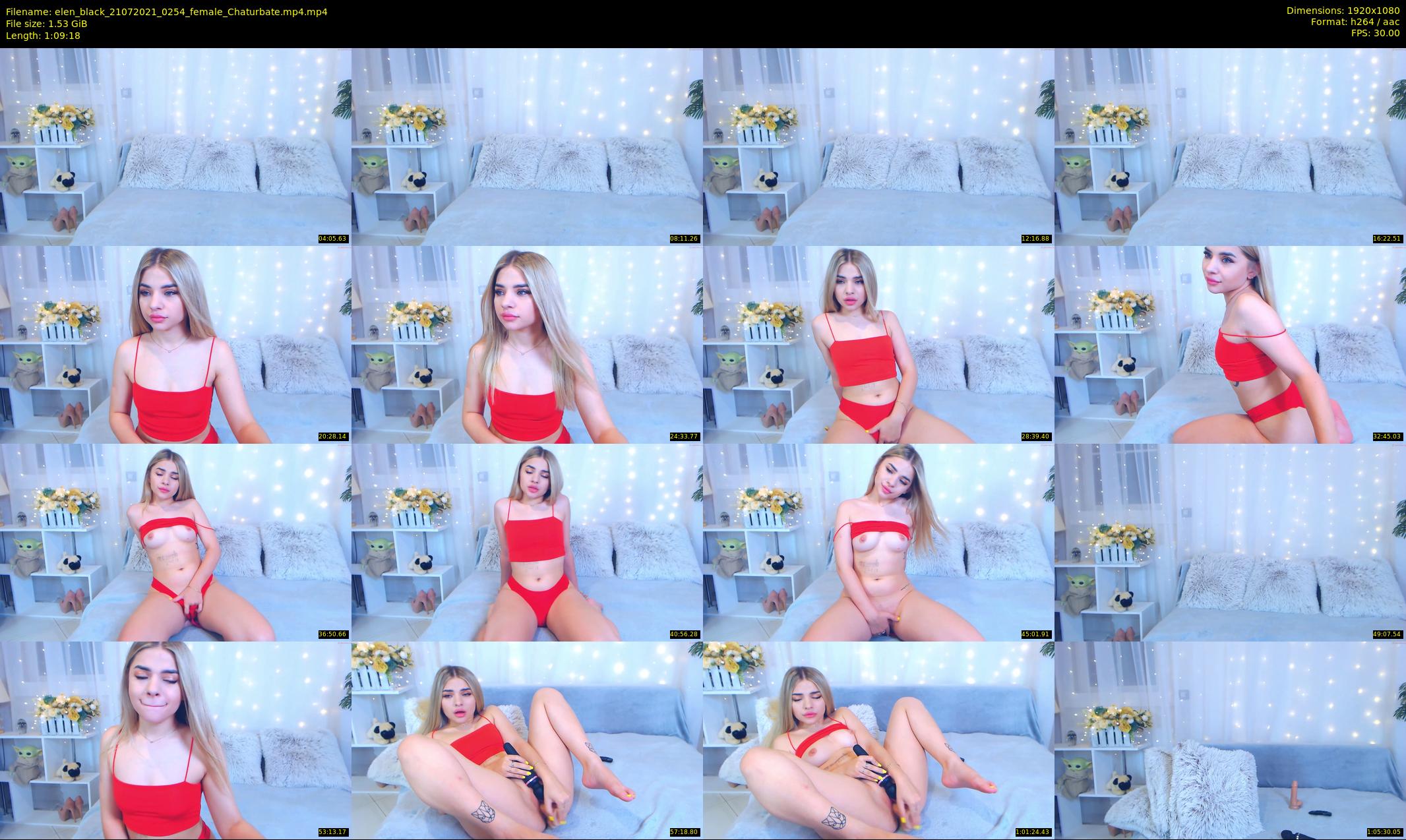 elen_black — 70 minute Chaturbate female cam show recording, 1080p, Jul 21, 2021