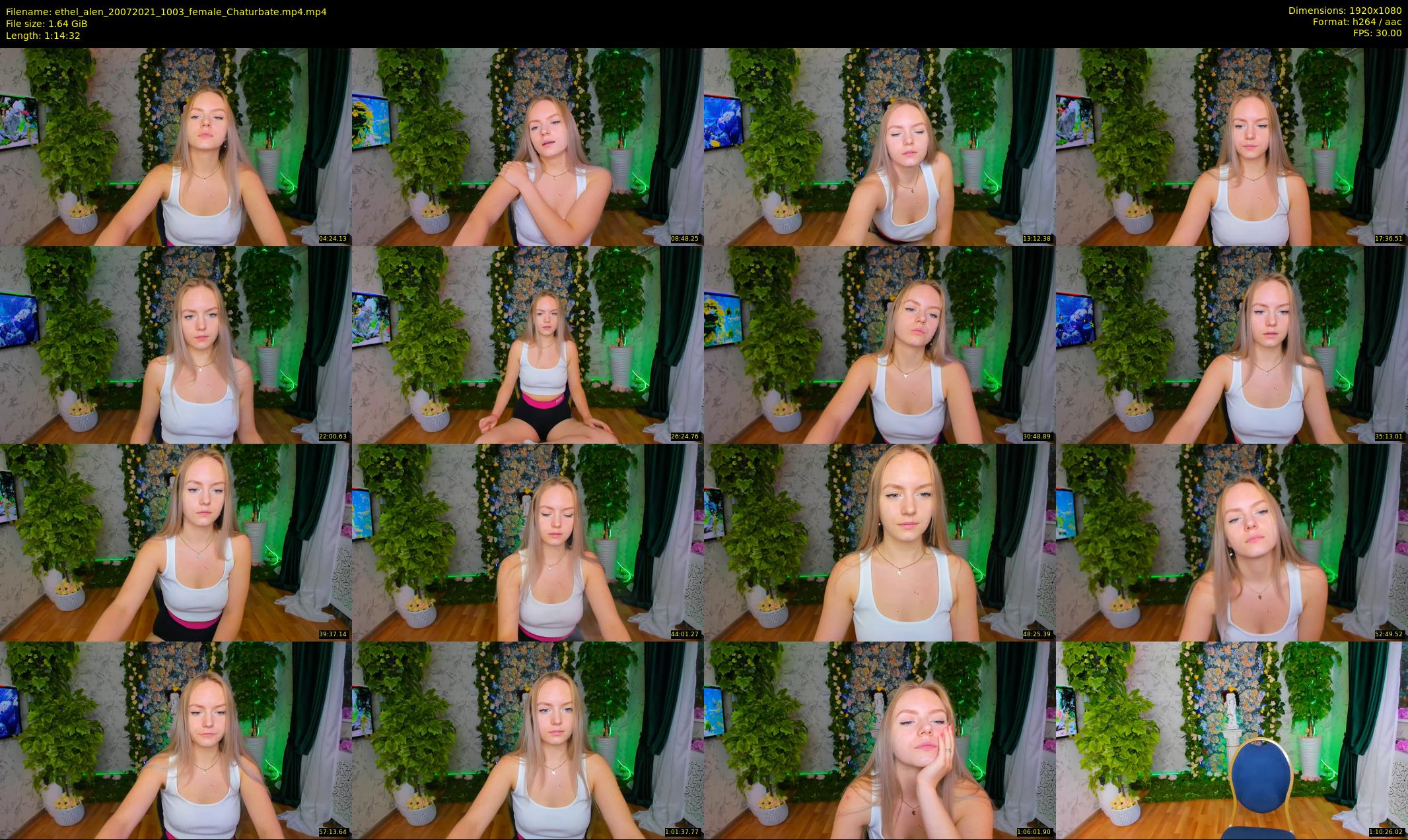 ethel_alen — 75 minute Chaturbate female cam show recording, 1080p, Jul 20, 2021