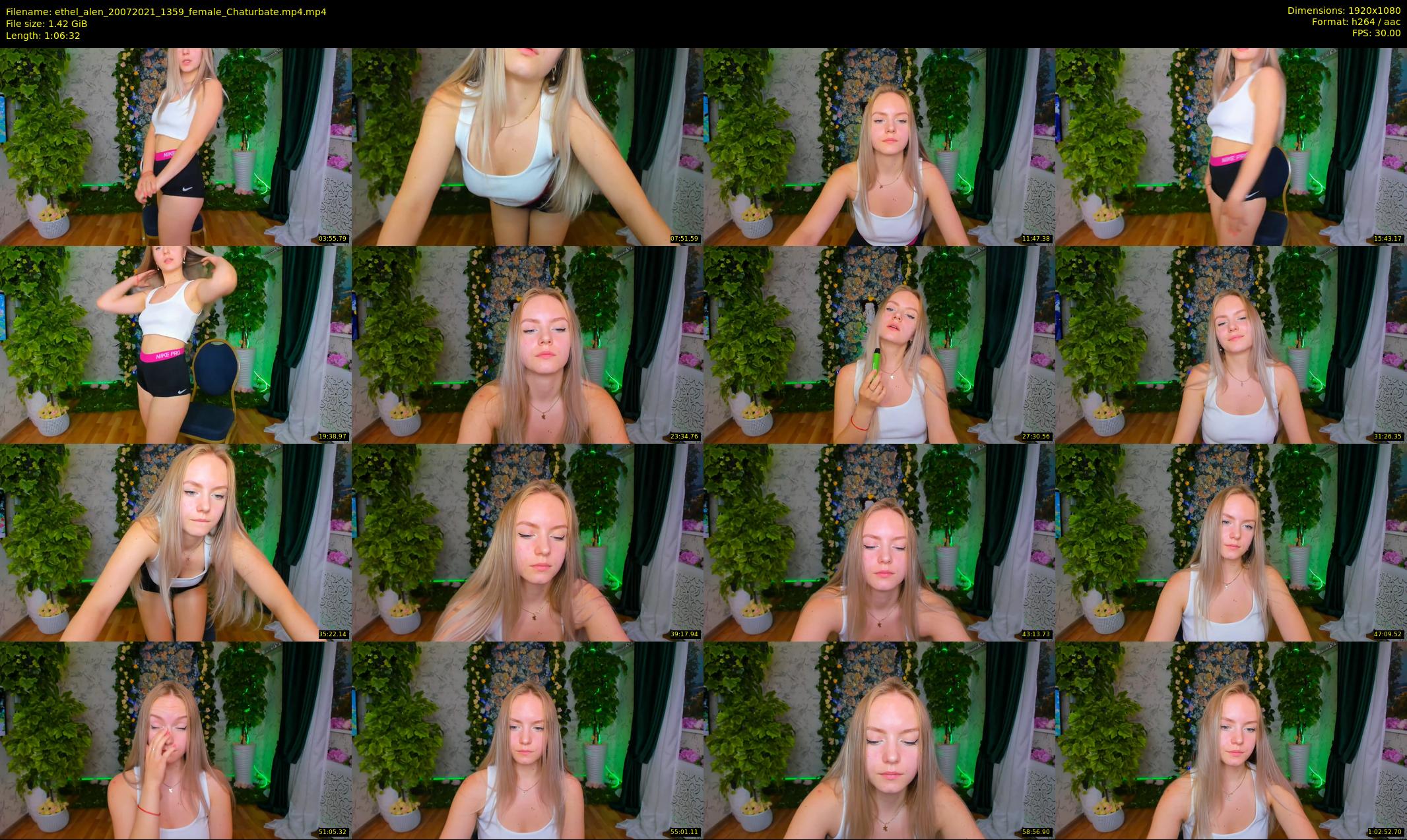 ethel_alen — 67 minute Chaturbate female cam show recording, 1080p, Jul 20, 2021