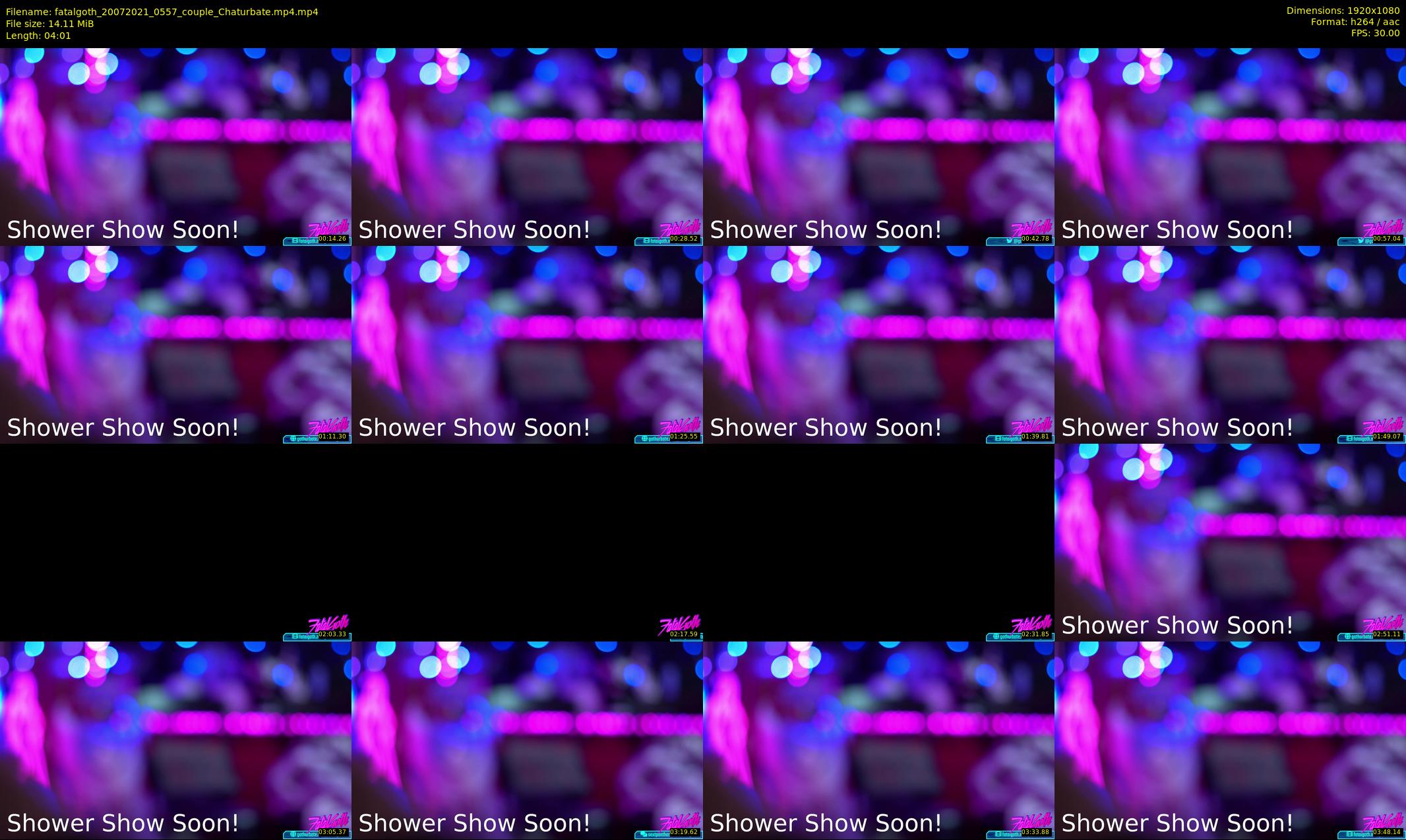fatalgoth — 5 minute Chaturbate couple cam show recording, 1080p, Jul 20, 2021