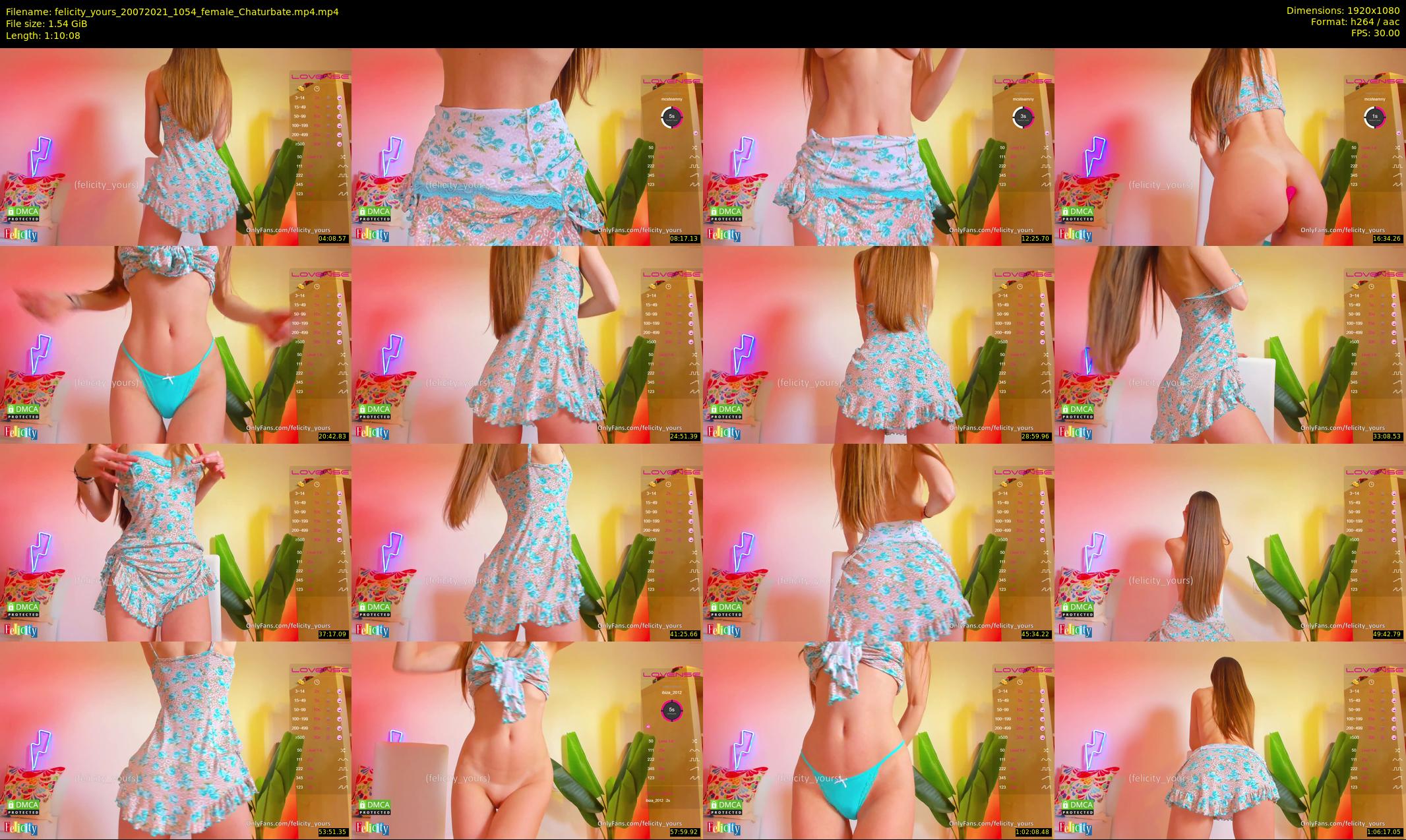 felicity_yours — 71 minute Chaturbate female cam show recording, 1080p, Jul 20, 2021