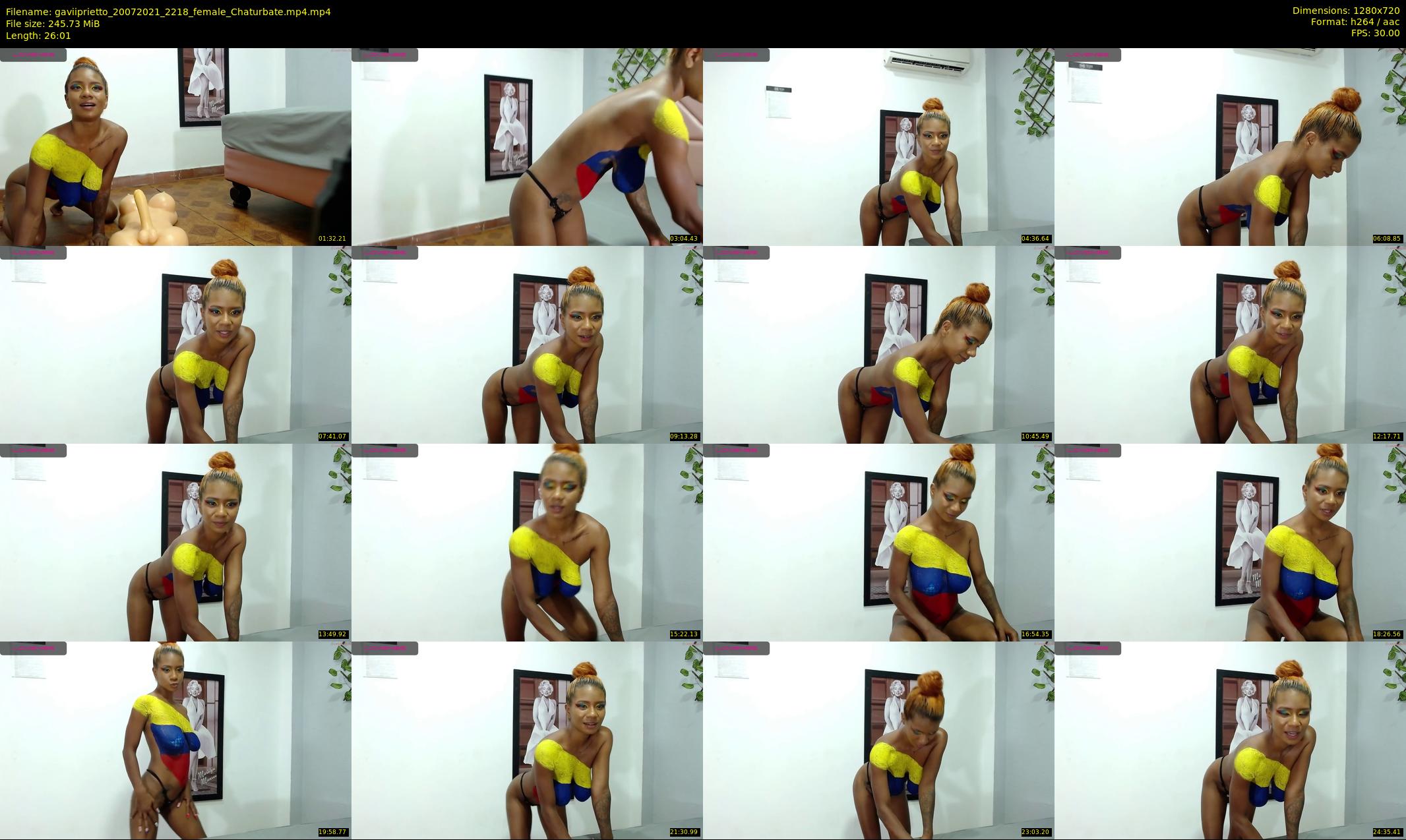 gaviiprietto — 27 minute Chaturbate female cam show recording, 720p, Jul 20, 2021