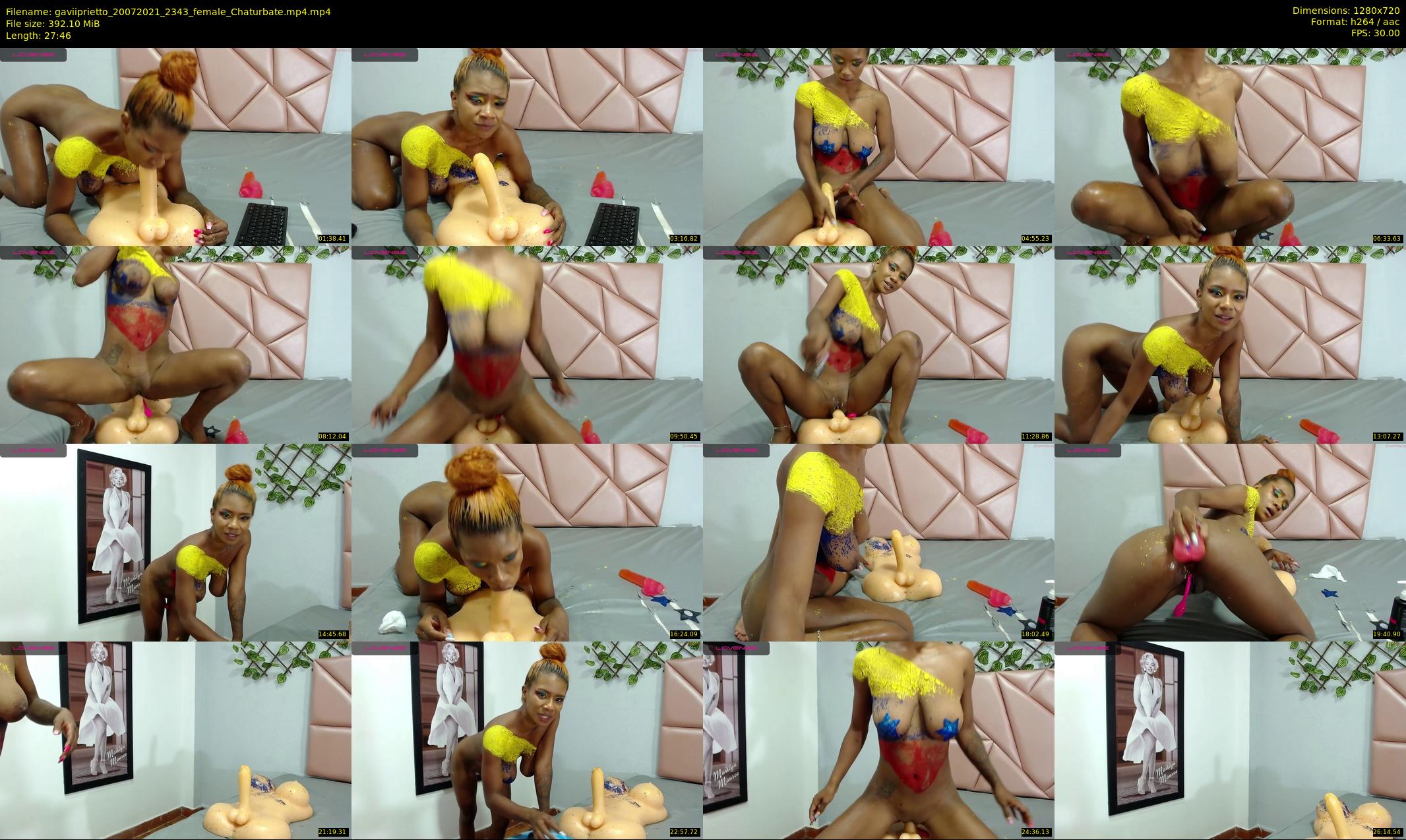 gaviiprietto — 28 minute Chaturbate female cam show recording, 720p, Jul 20, 2021