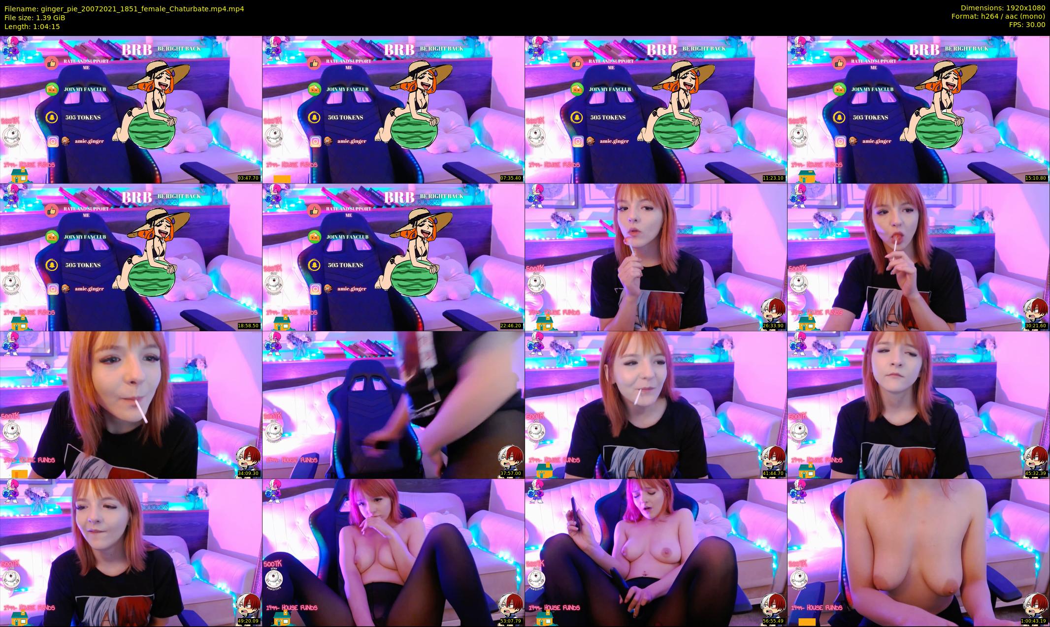 ginger_pie — 65 minute Chaturbate female cam show recording, 1080p, Jul 20, 2021