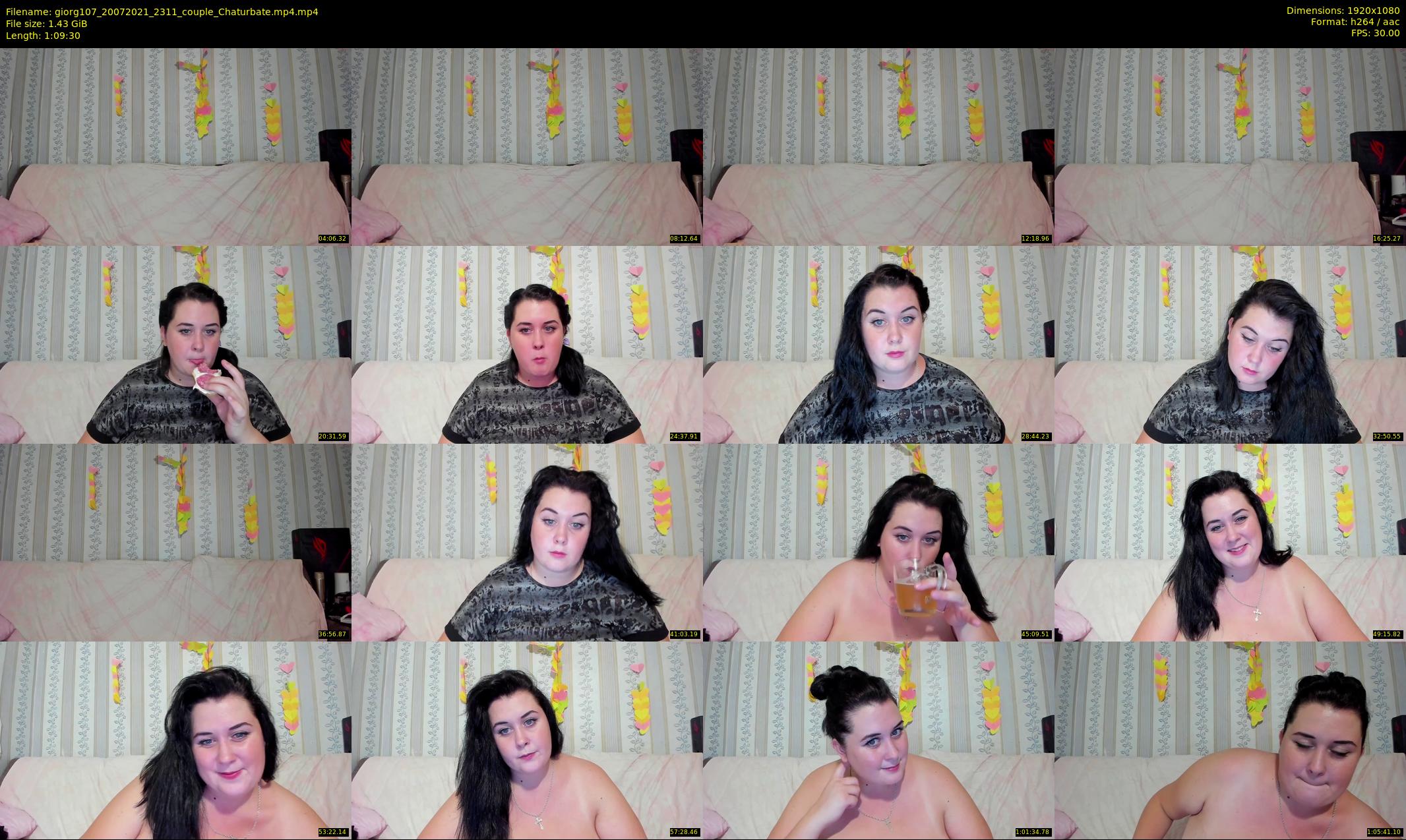 giorg107 — 70 minute Chaturbate couple cam show recording, 1080p, Jul 20, 2021