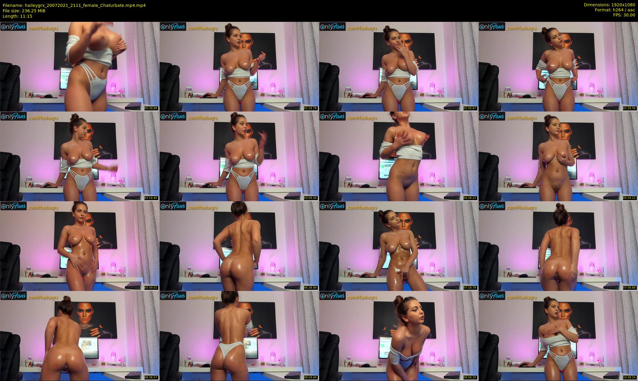 haileygrx — 12 minute Chaturbate female cam show recording, 1080p, Jul 20, 2021