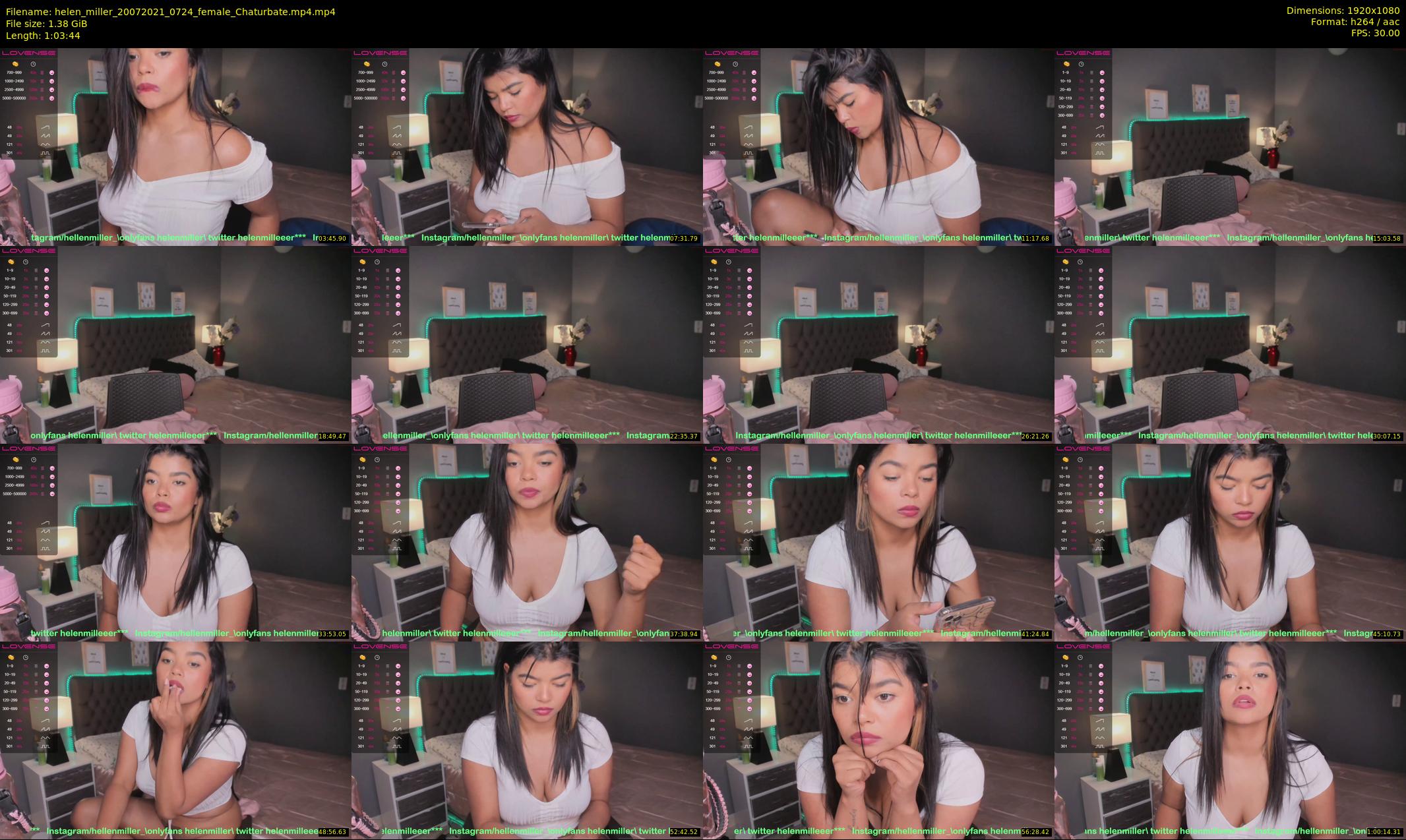 helen_miller — 64 minute Chaturbate female cam show recording, 1080p, Jul 20, 2021