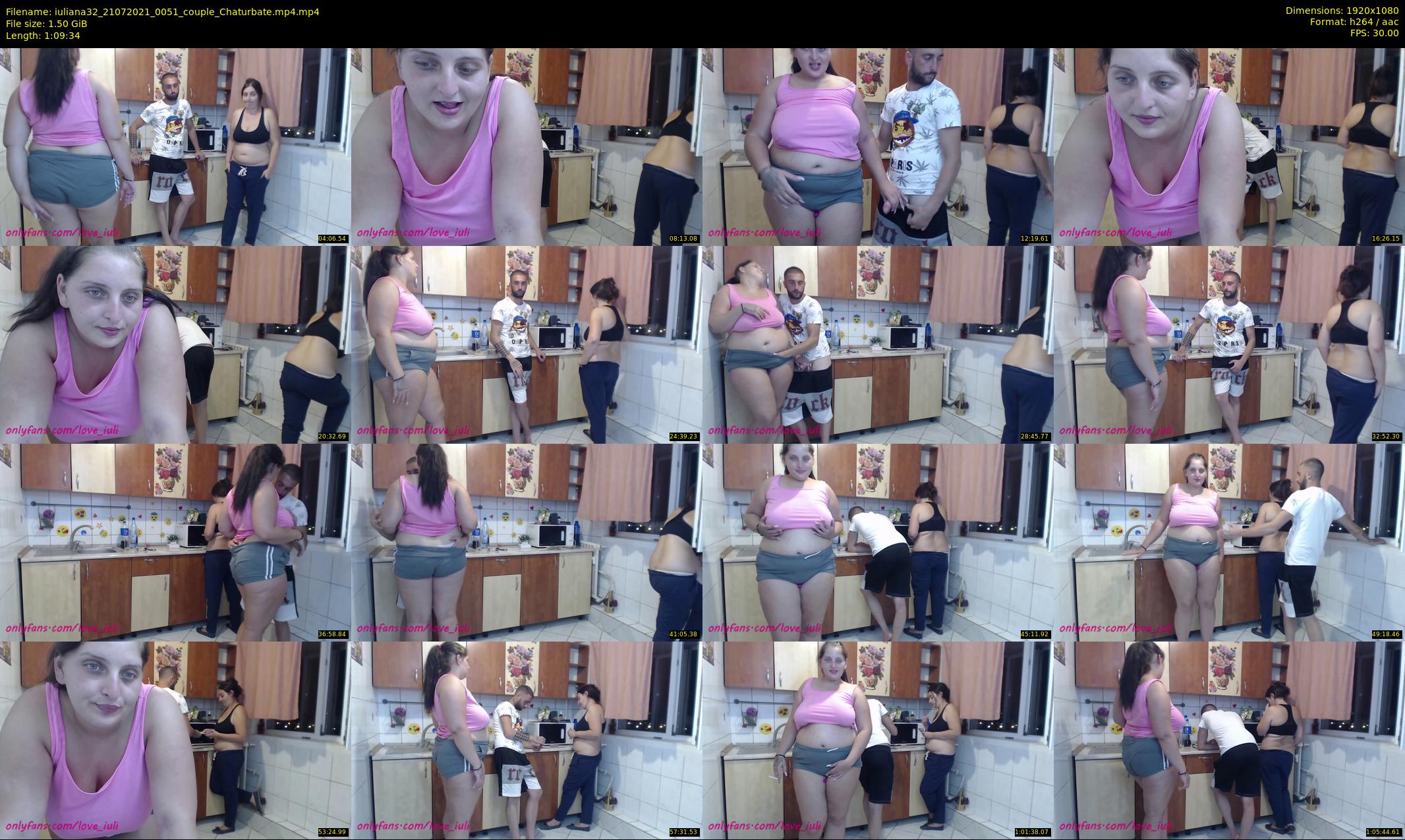 iuliana32 — 70 minute Chaturbate couple cam show recording, 1080p, Jul 21, 2021