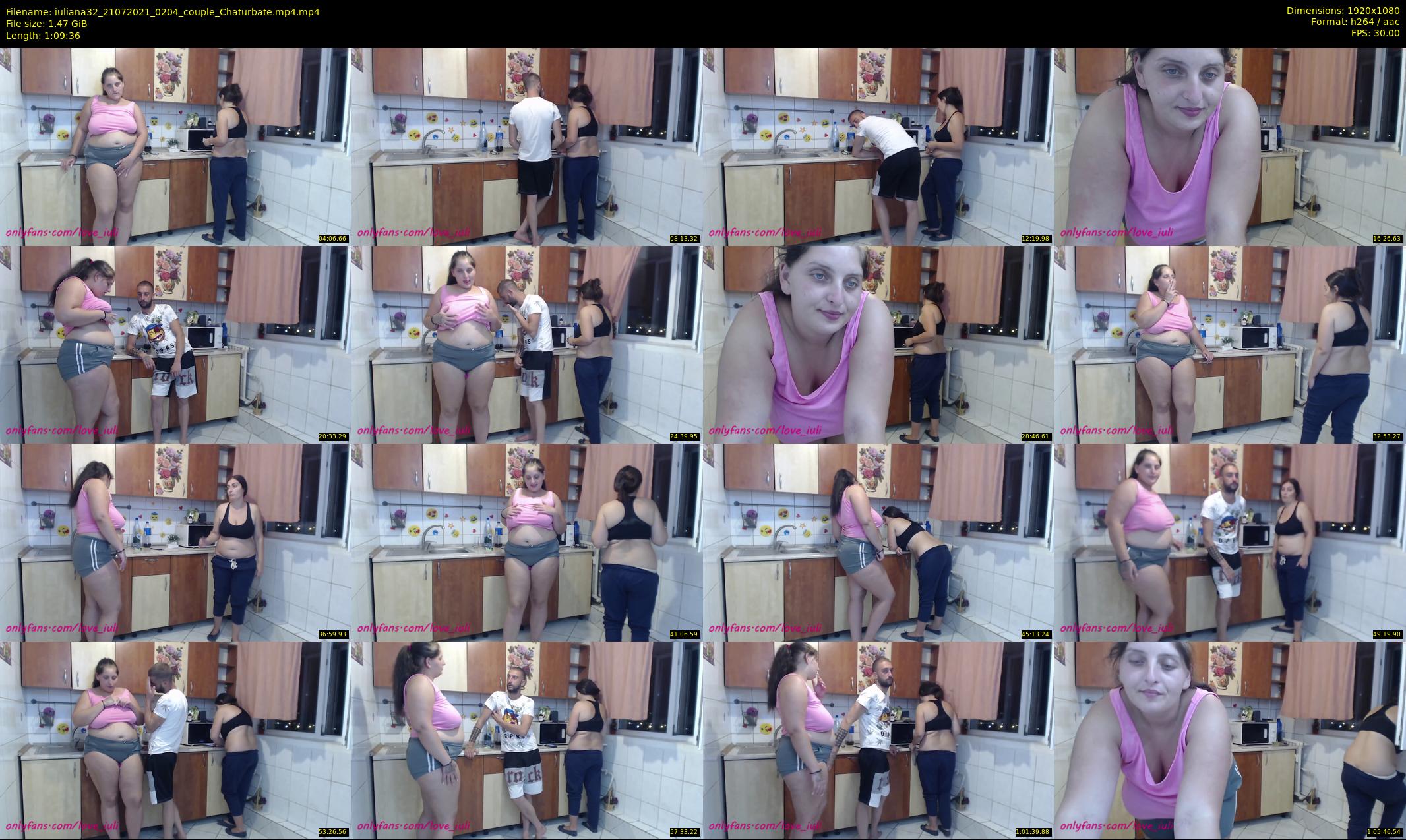iuliana32 — 70 minute Chaturbate couple cam show recording, 1080p, Jul 21, 2021