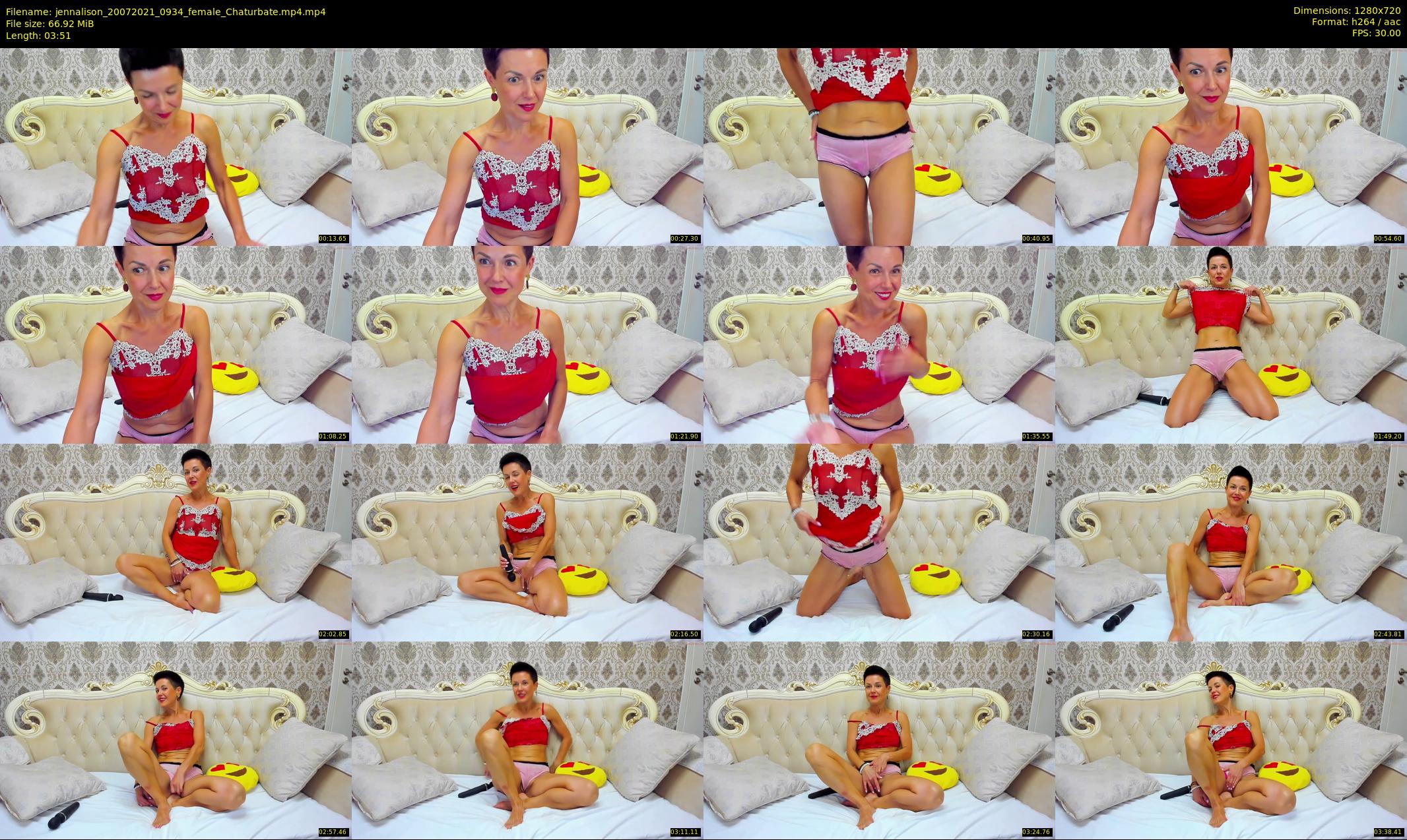 jennalison — 4 minute Chaturbate female cam show recording, 720p, Jul 20, 2021