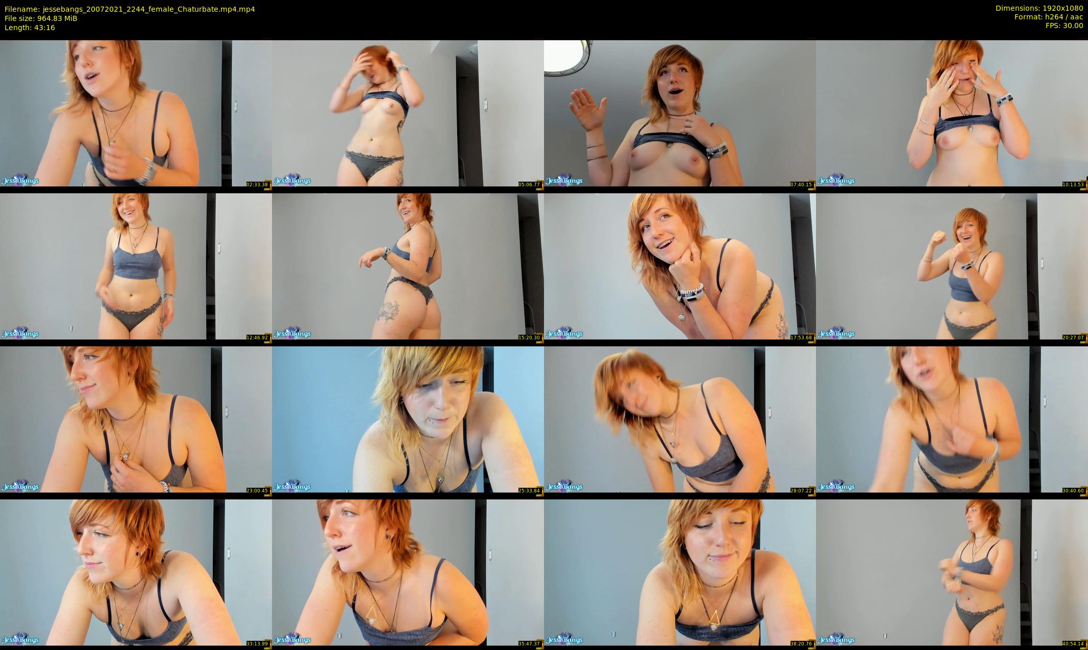 jessebangs — 44 minute Chaturbate female cam show recording, 1080p, Jul 20, 2021