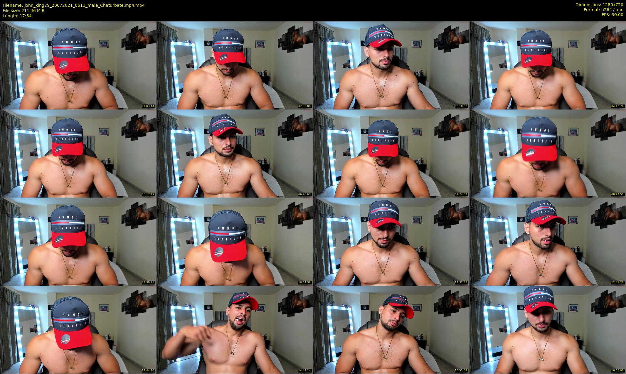john_king29 — 18 minute Chaturbate male cam show recording, 720p, Jul 20, 2021