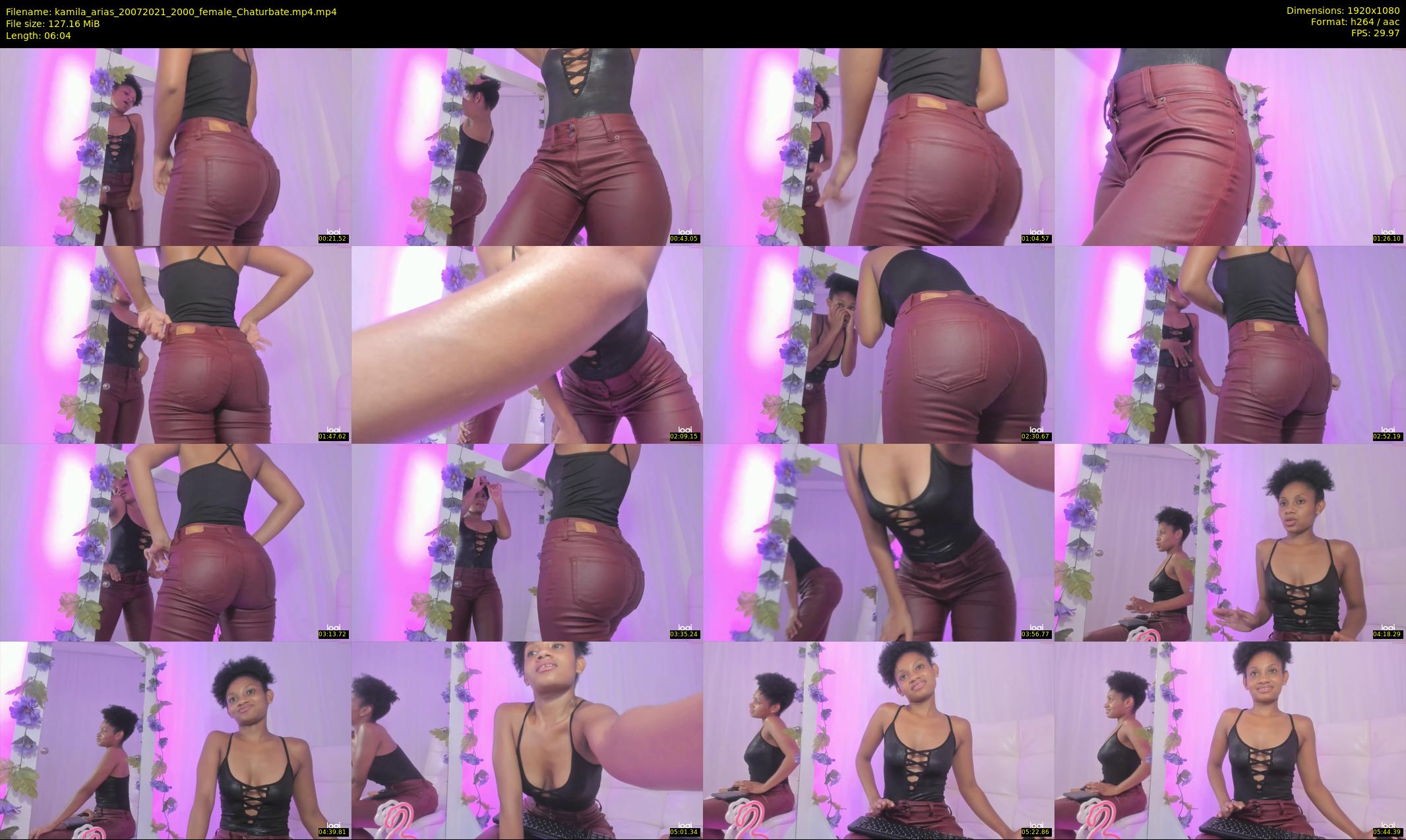 kamila_arias — 7 minute Chaturbate female cam show recording, 1080p, Jul 20, 2021
