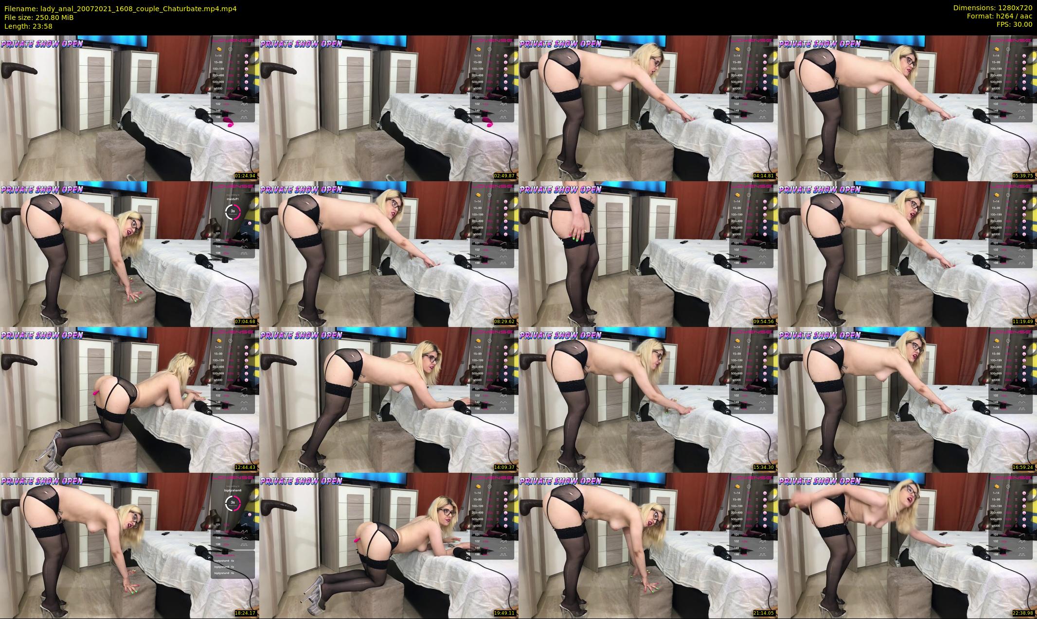 lady_anal — 24 minute Chaturbate female cam show recording, 720p, Jul 20, 2021