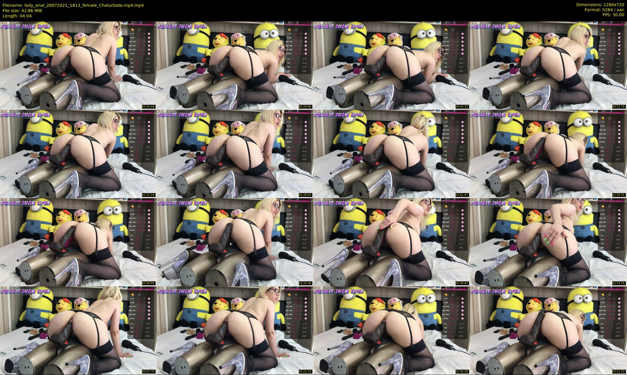 lady_anal — 5 minute Chaturbate female cam show recording, 720p, Jul 20, 2021