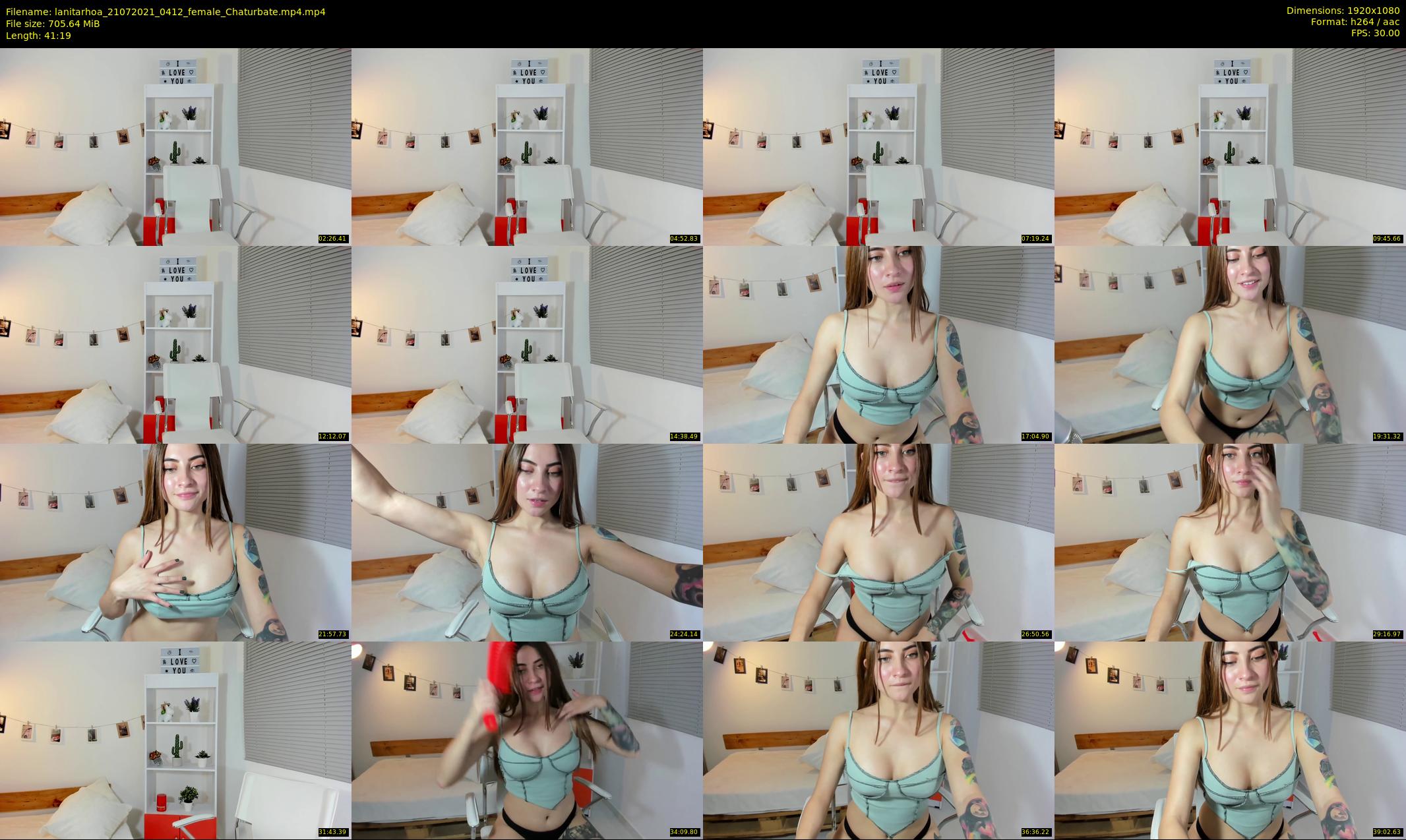 lanitarhoa — 42 minute Chaturbate female cam show recording, 1080p, Jul 21, 2021
