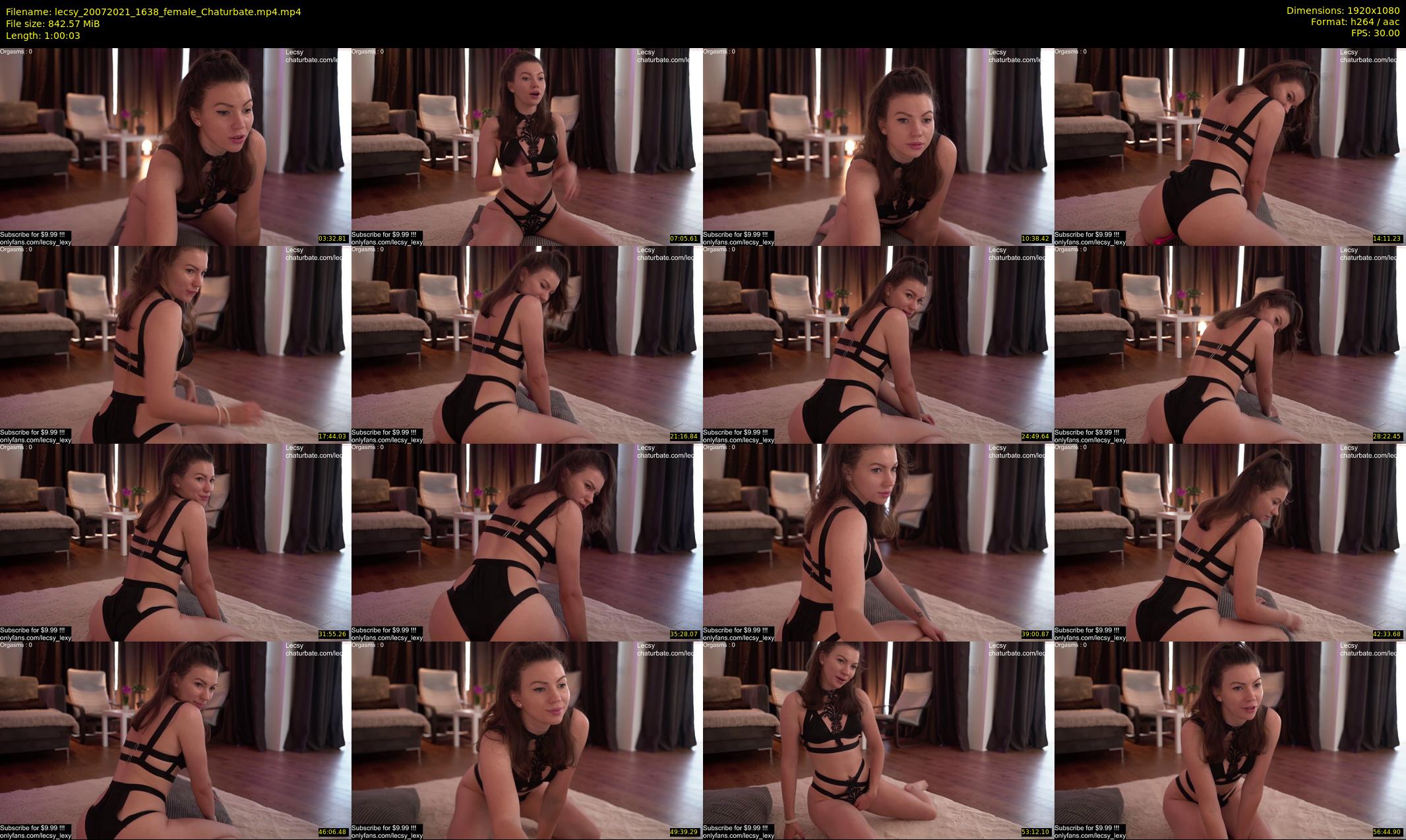 lecsy — 61 minute Chaturbate female cam show recording, 1080p, Jul 20, 2021