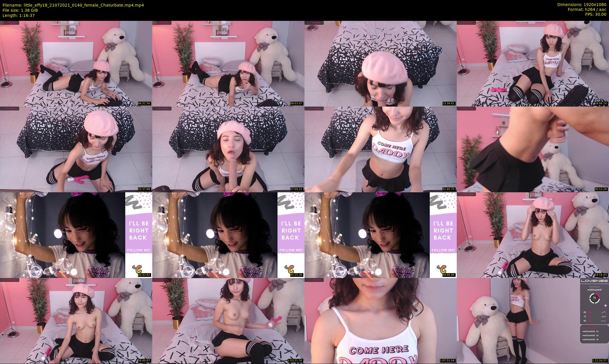little_effy18 — 77 minute Chaturbate female cam show recording, 1080p, Jul 21, 2021