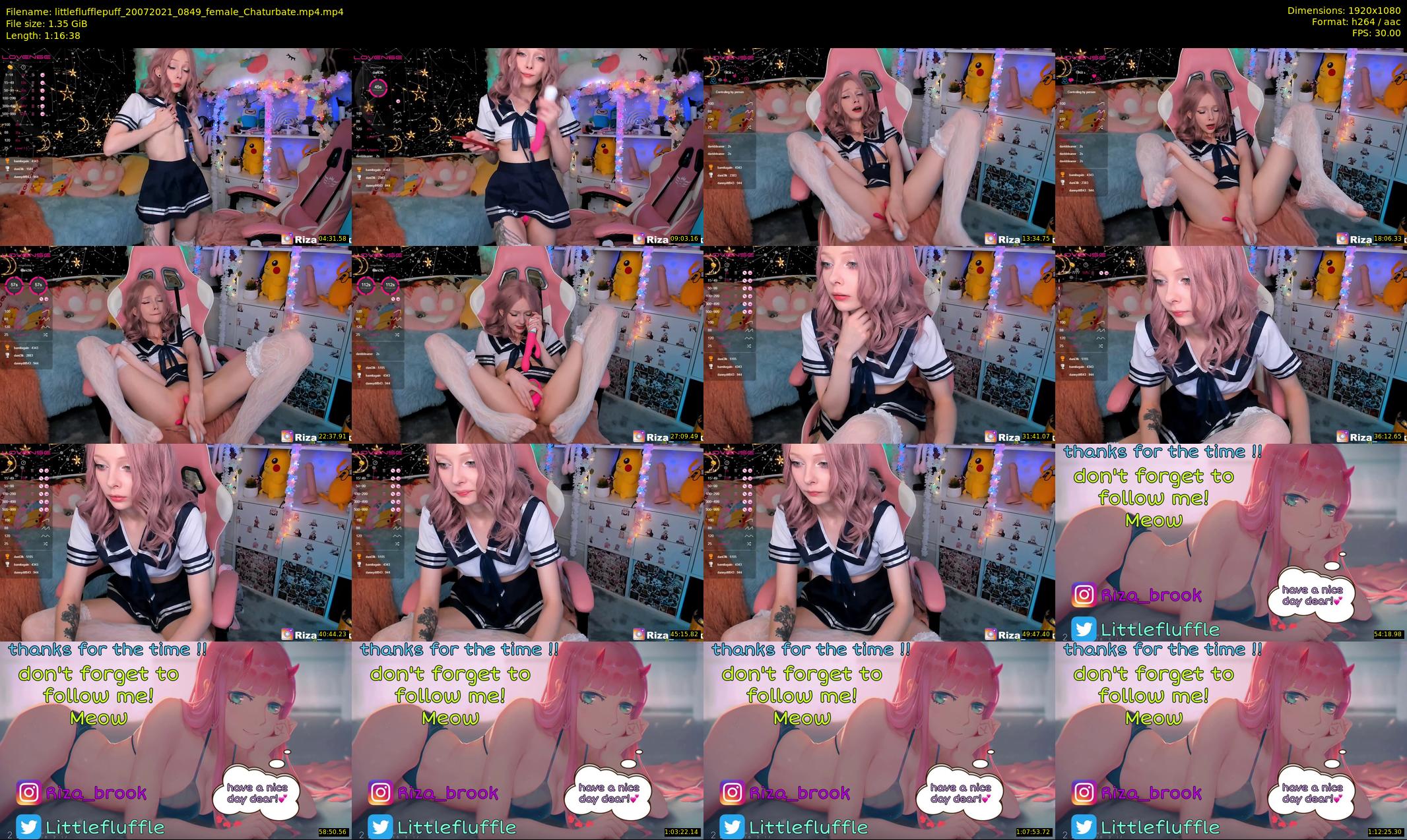 littleflufflepuff — 77 minute Chaturbate female cam show recording, 1080p, Jul 20, 2021