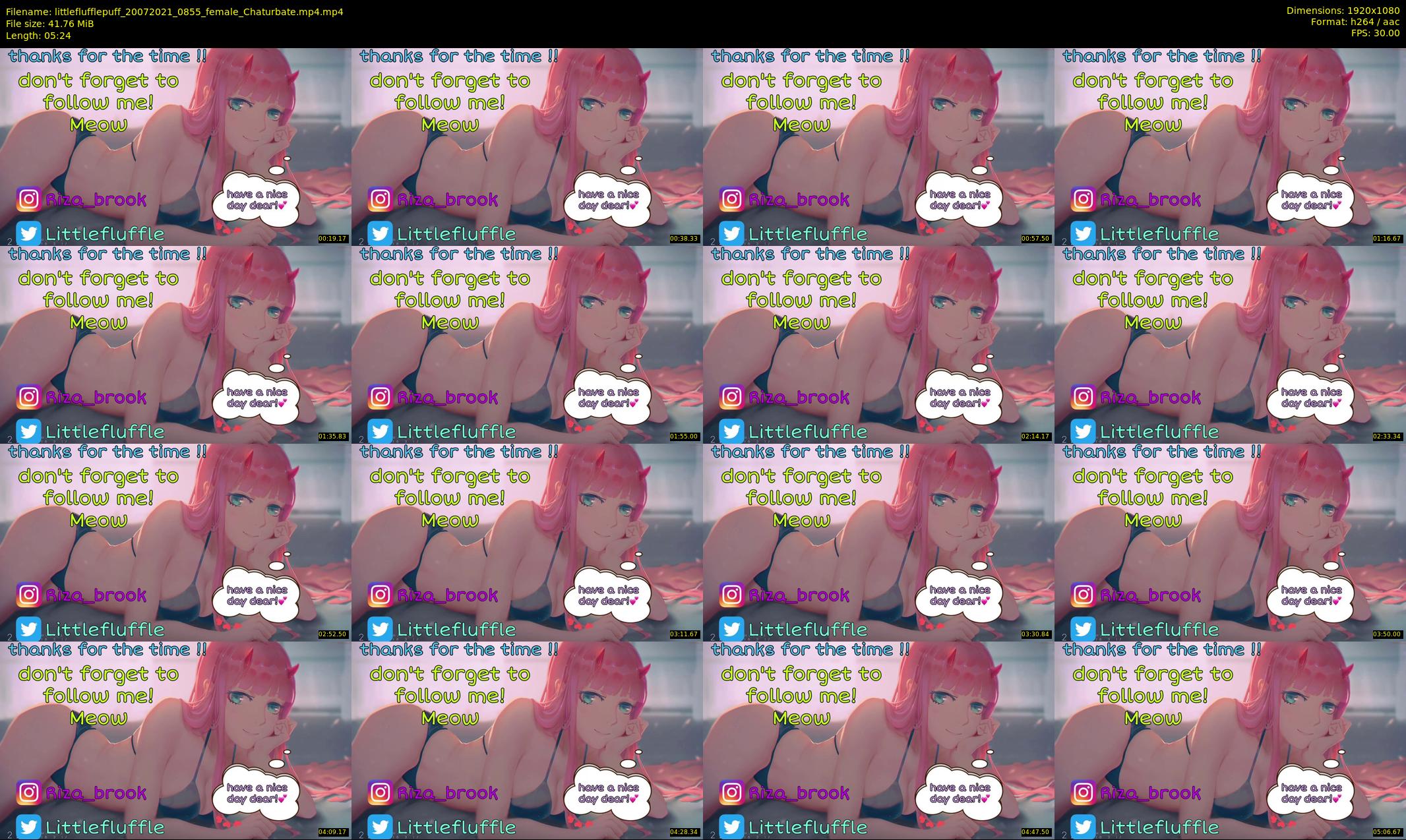 littleflufflepuff — 6 minute Chaturbate female cam show recording, 1080p, Jul 20, 2021