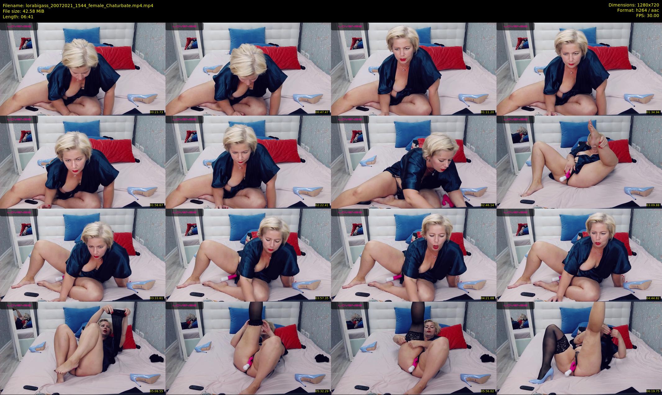 lorabigass — 7 minute Chaturbate female cam show recording, 720p, Jul 20, 2021