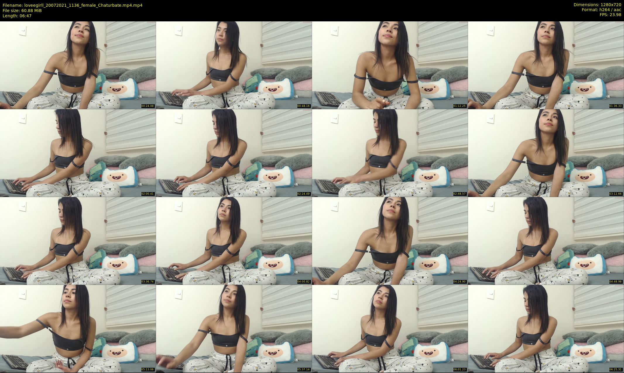 loveegirll — 7 minute Chaturbate female cam show recording, 720p, Jul 20, 2021